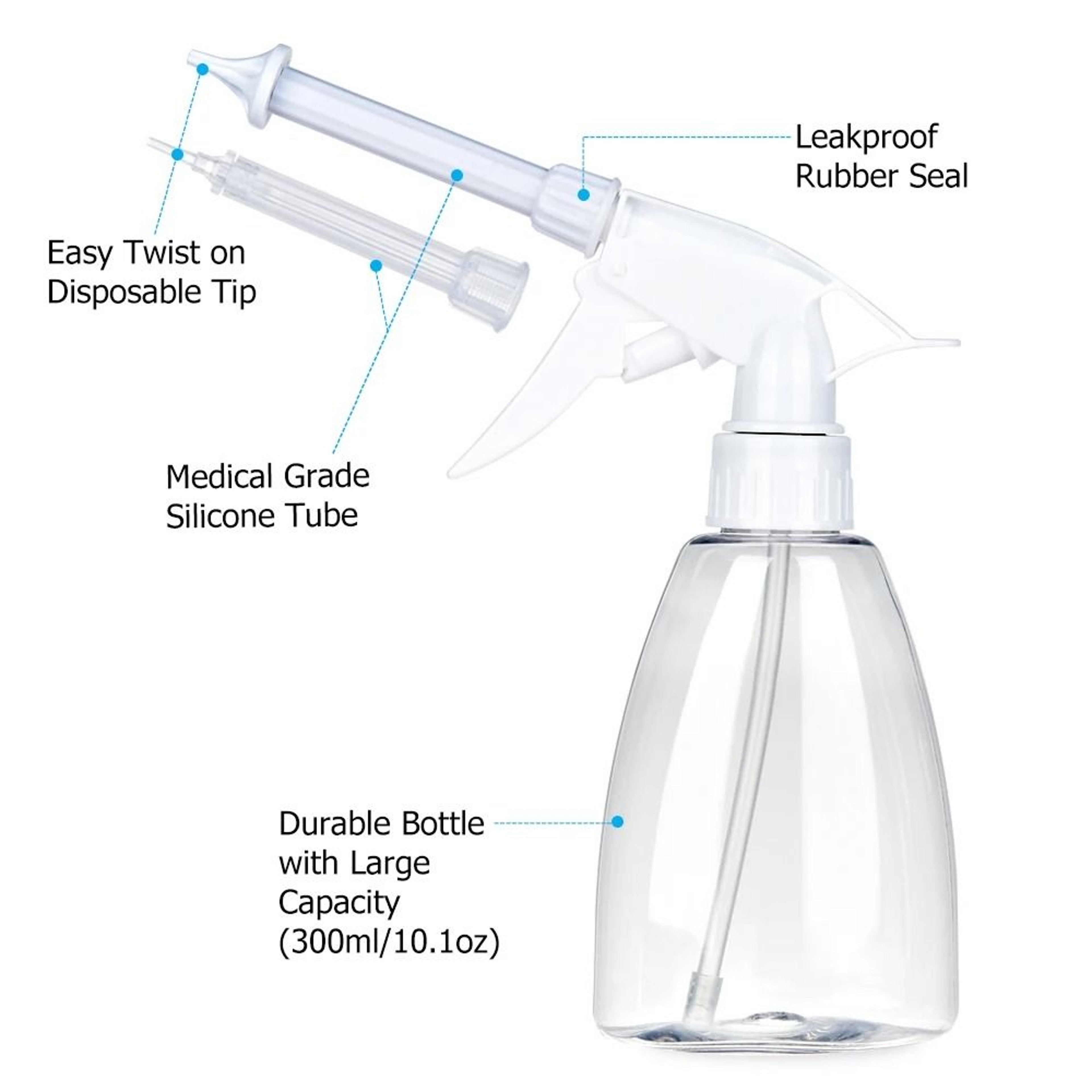 300ml Ear Wax Removal Tool Portable Ear Irrigation System With Spray Bottle For Adults And Kids 5