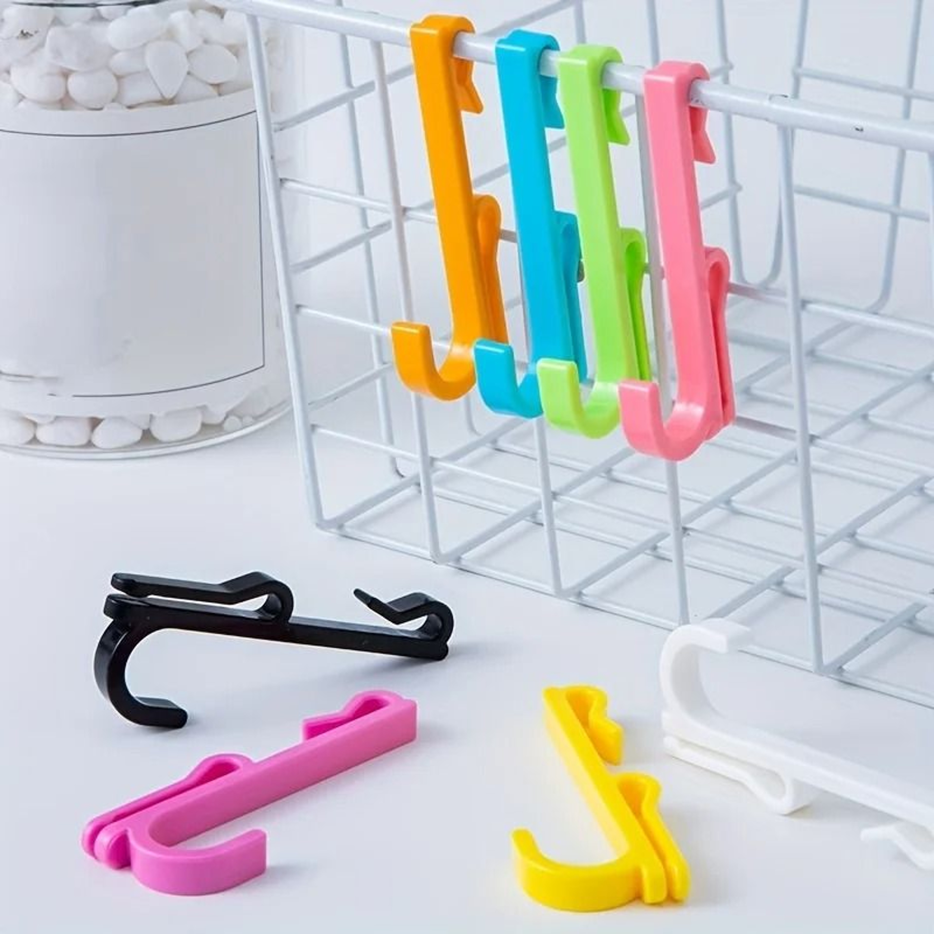 Nail Free Plastic Display Hooks Reusable Wall Hooks For Keys Crafts And Retail Display 7