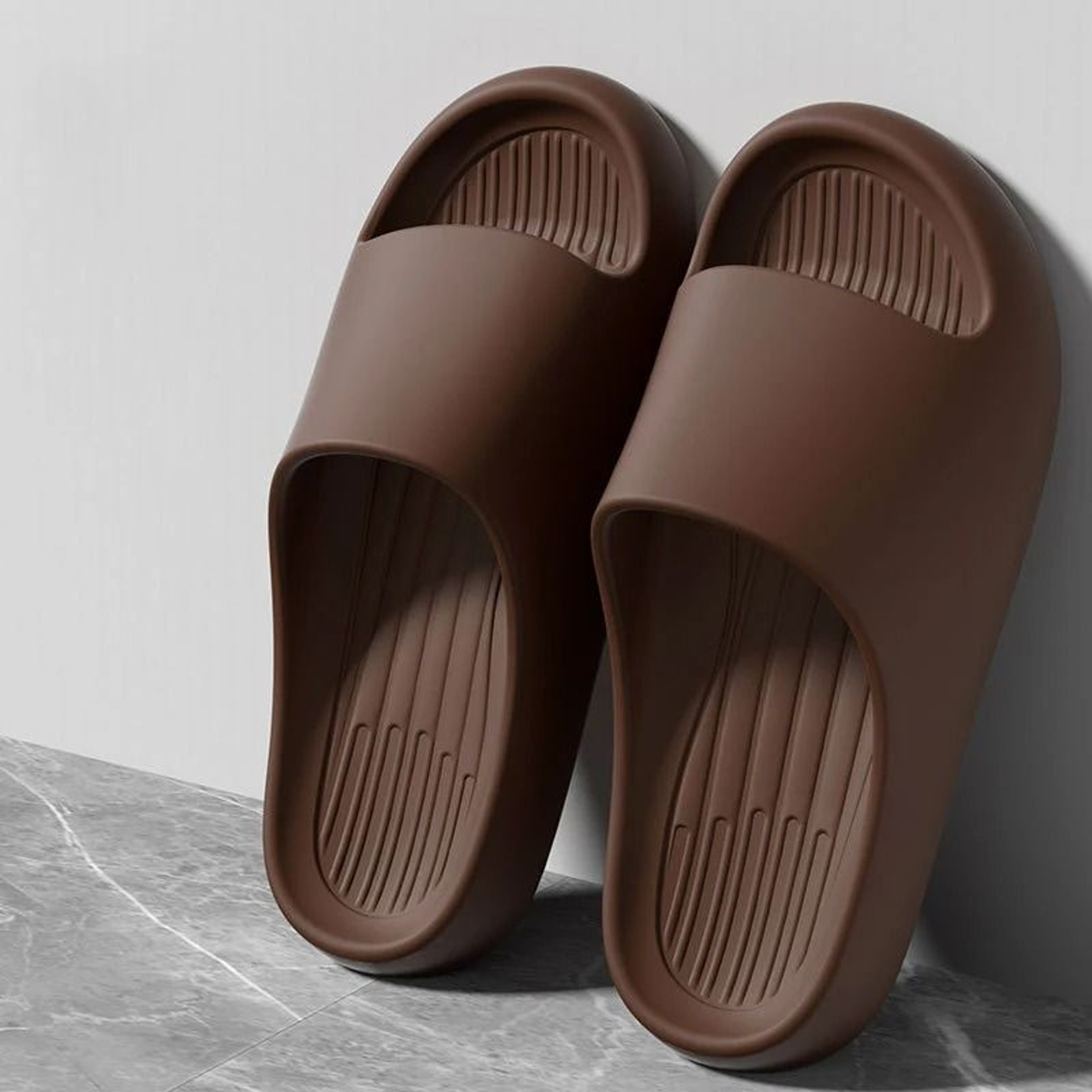 Lightweight EVA Summer Slippers For Men And Women Open Toe Beach Slides Big Size Fit 4