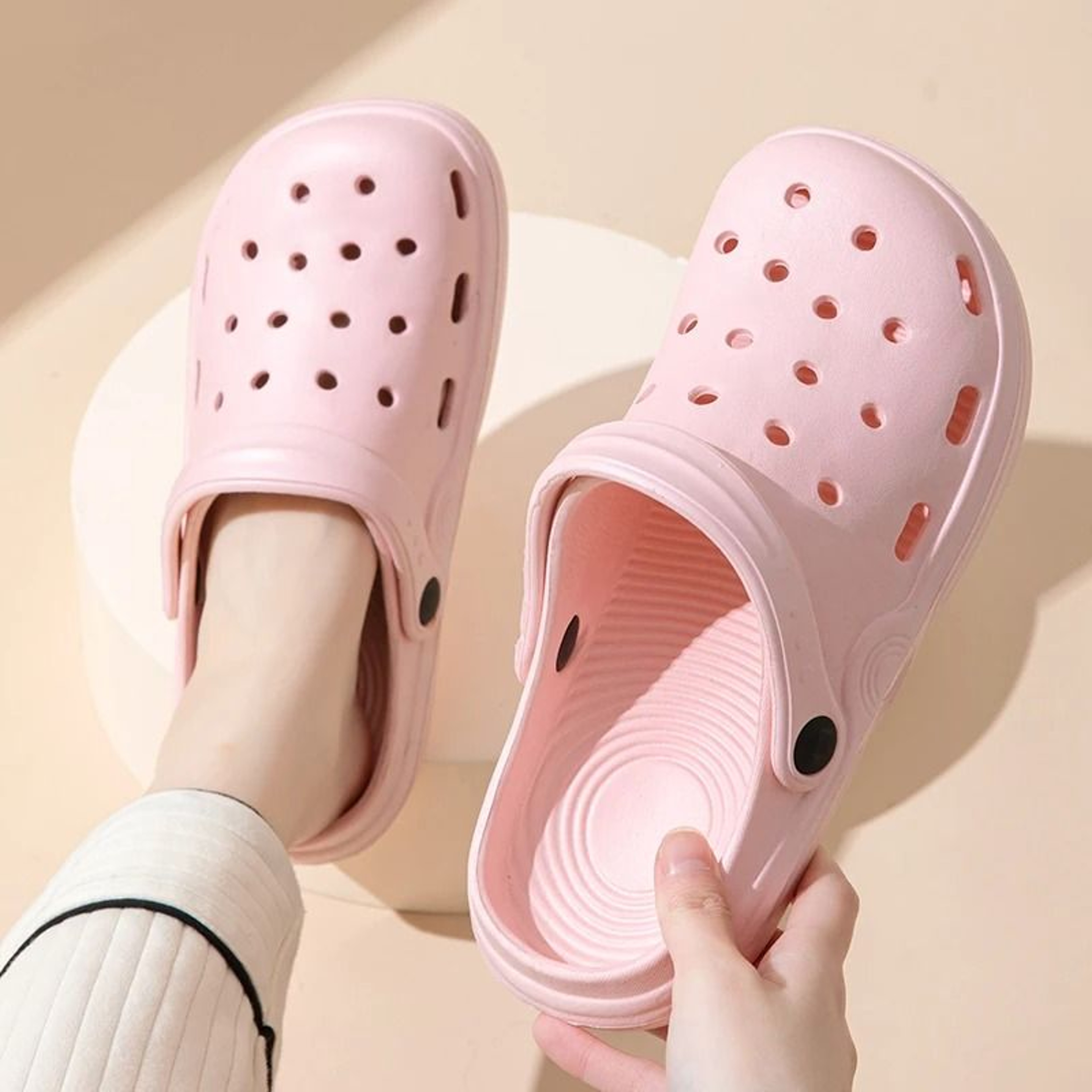 Women EVA Platform Clogs Summer Garden Beach Slippers 5