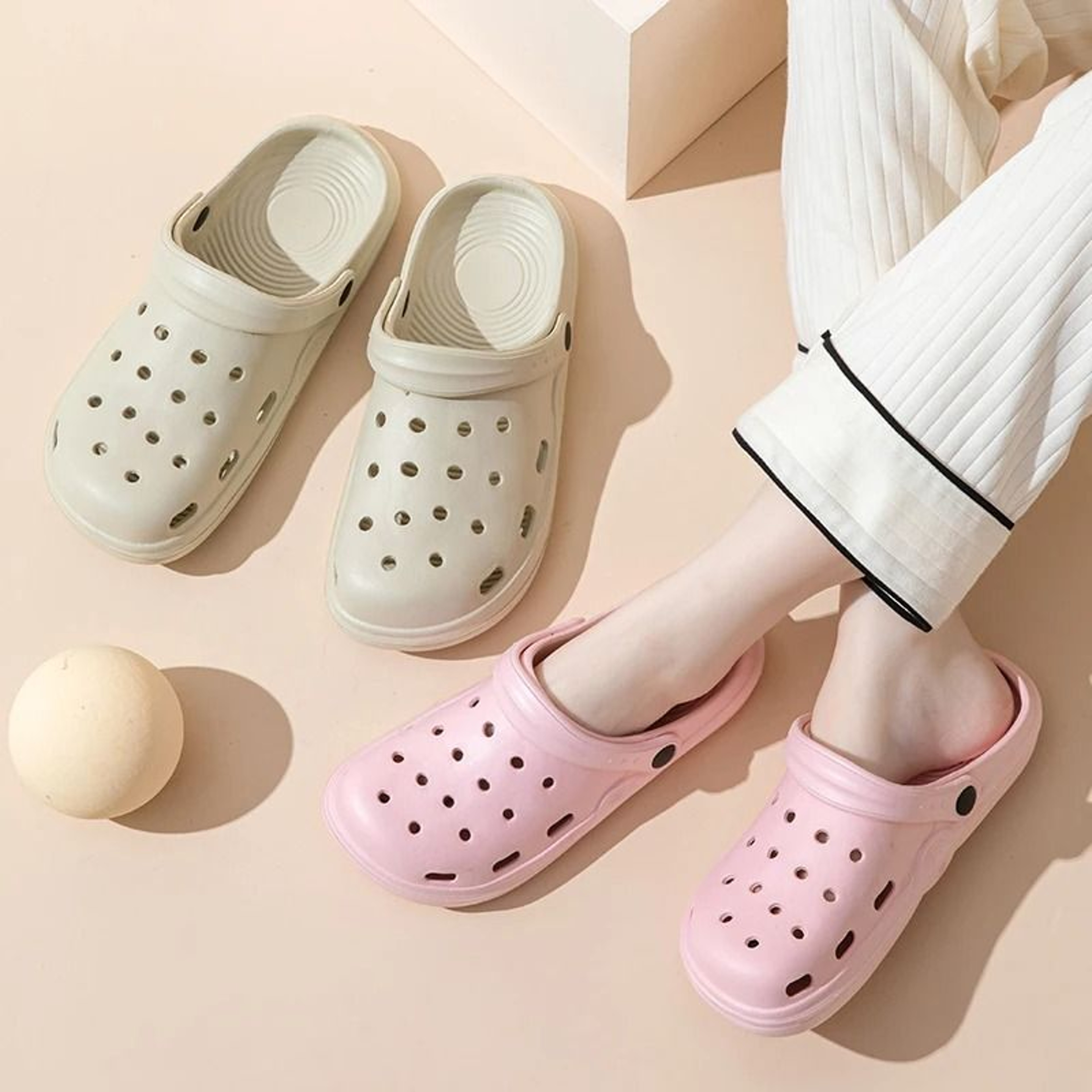Women EVA Platform Clogs Summer Garden Beach Slippers 8