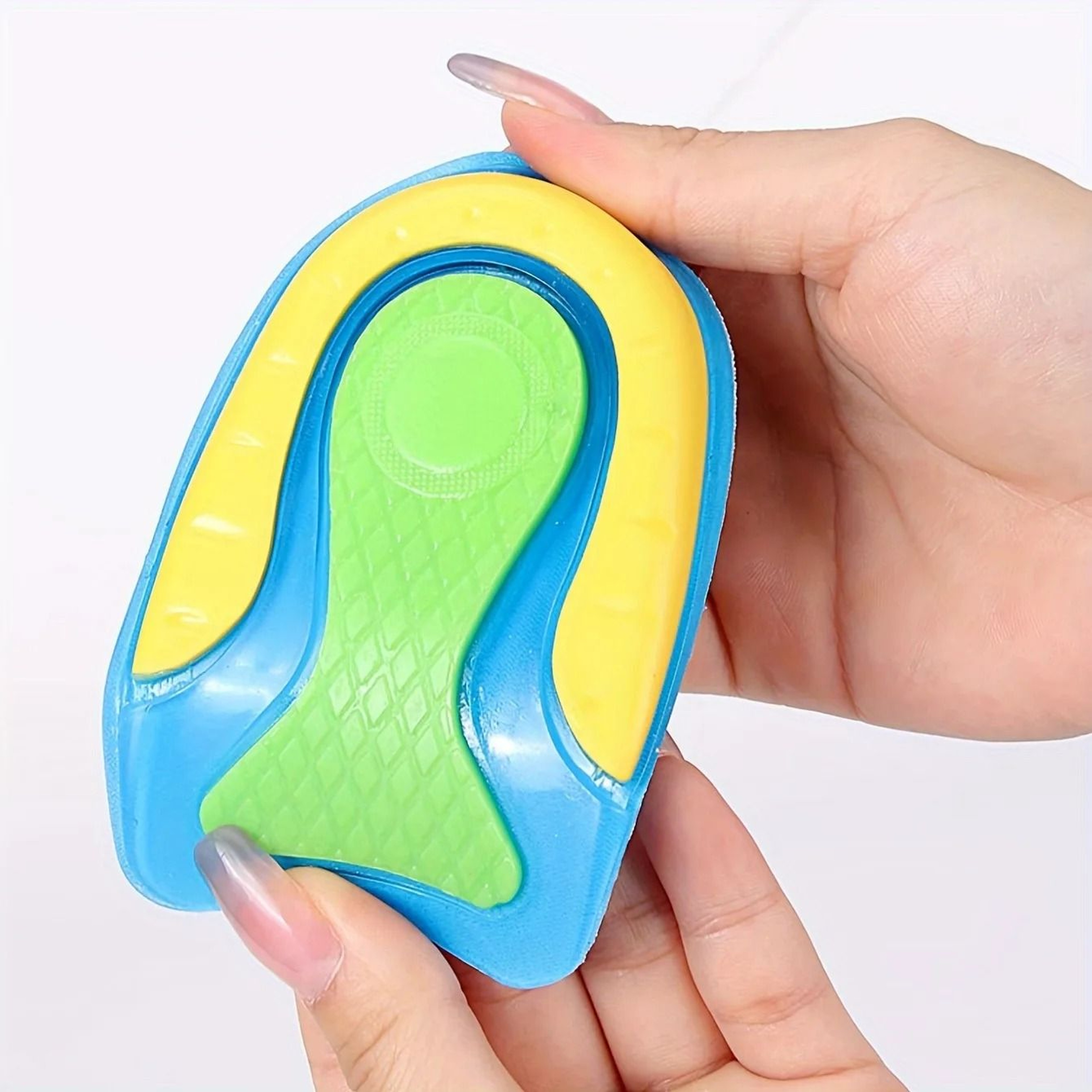Silicone Heel Pads Soft Shock Absorbing Shoe Inserts For Men And Women 4