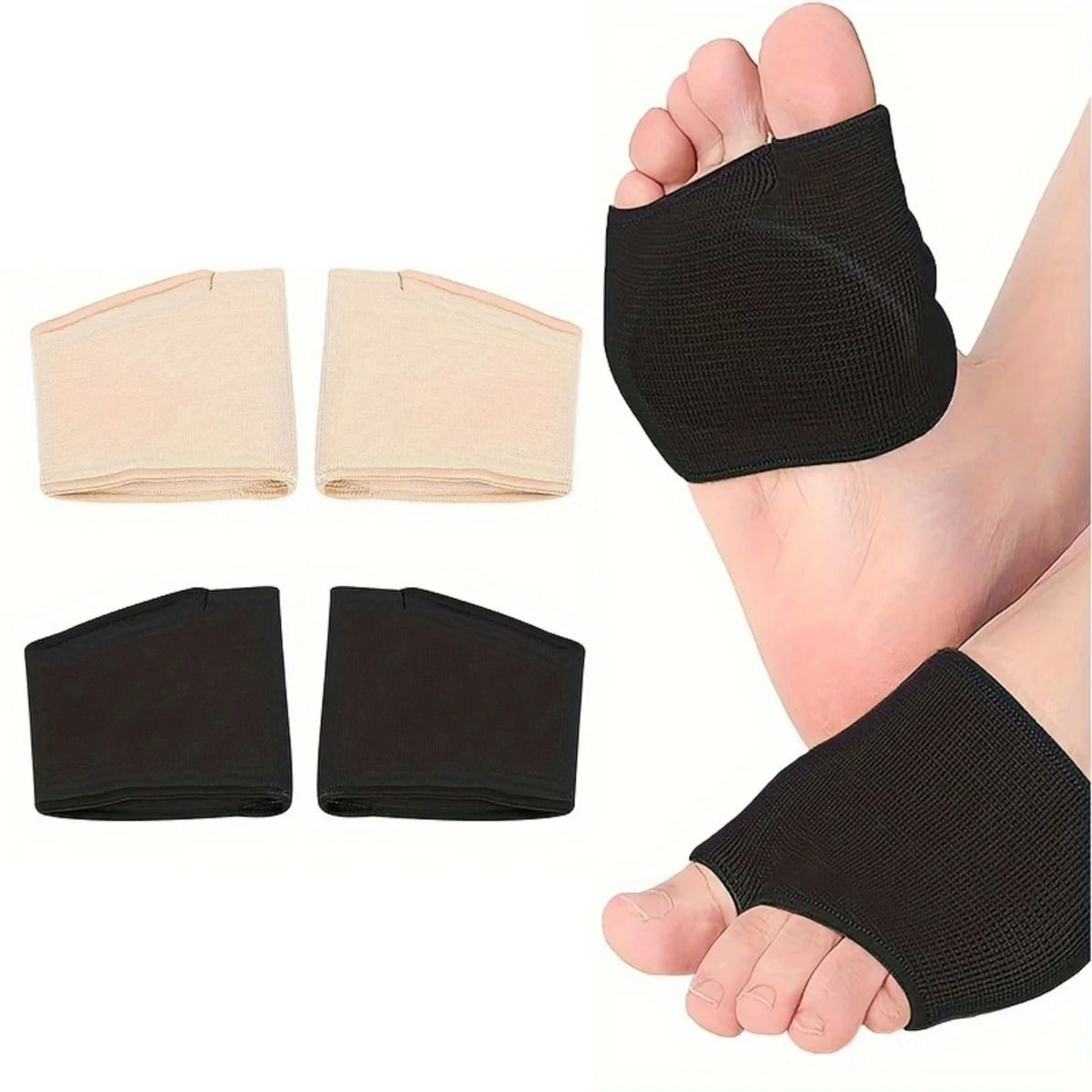 Non Slip Forefoot Pads Thick Breathable Cushion Inserts For Pain Relief 0