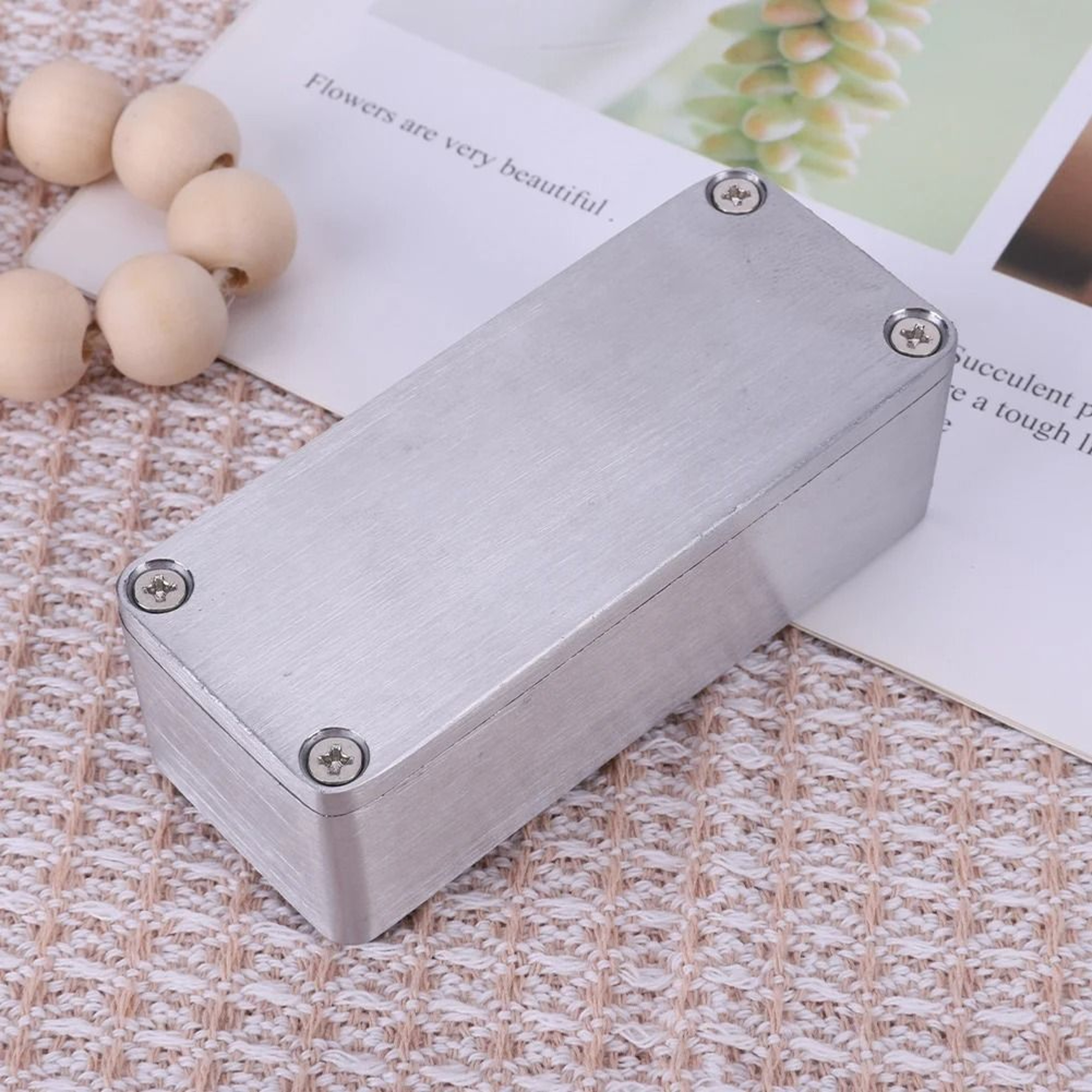 1590A Aluminum Guitar Pedal Enclosure Stomp Box Housing With Screws 0