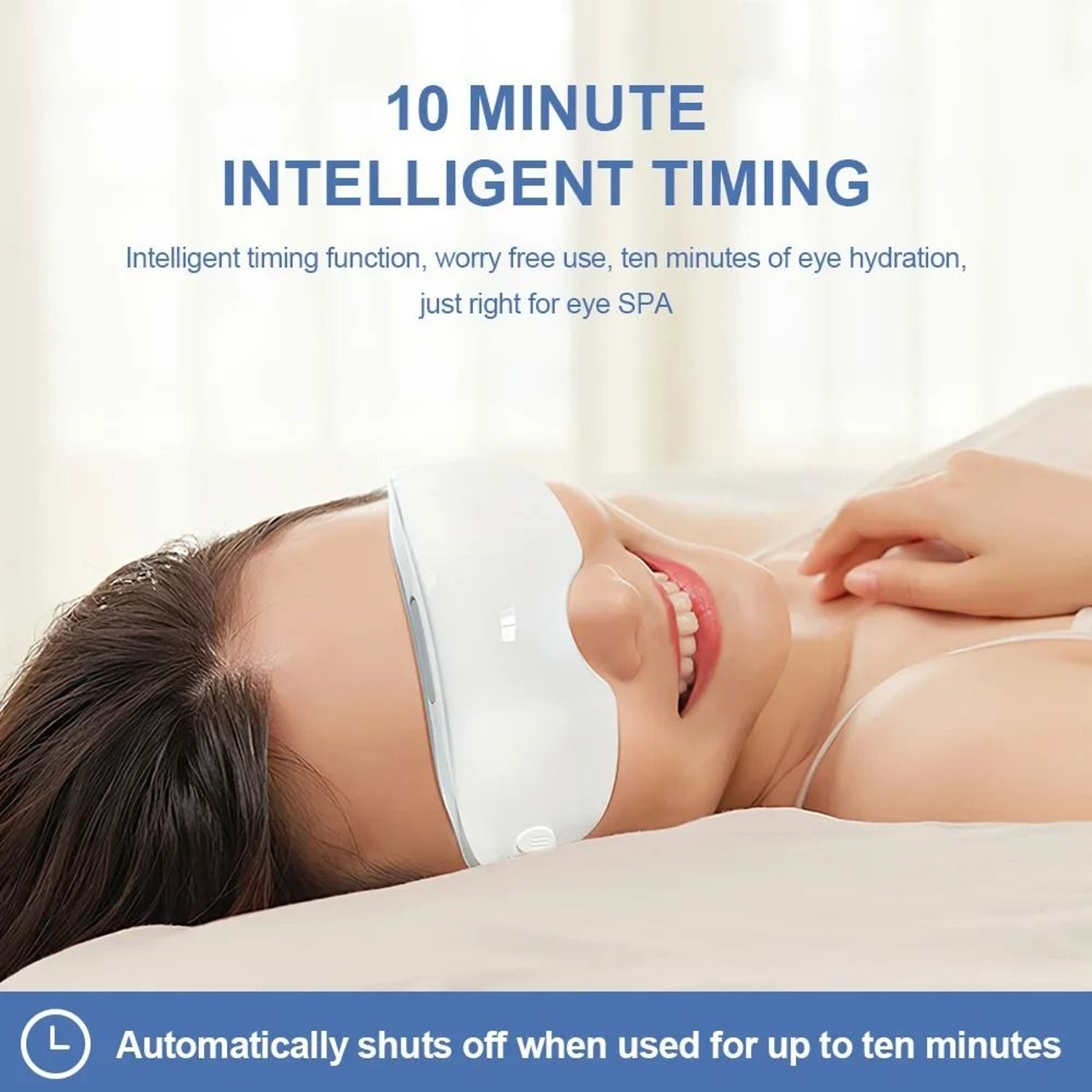 Smart Heated Eye Massager With Mist Function For Eye Relaxation And Daily Eye Care 2