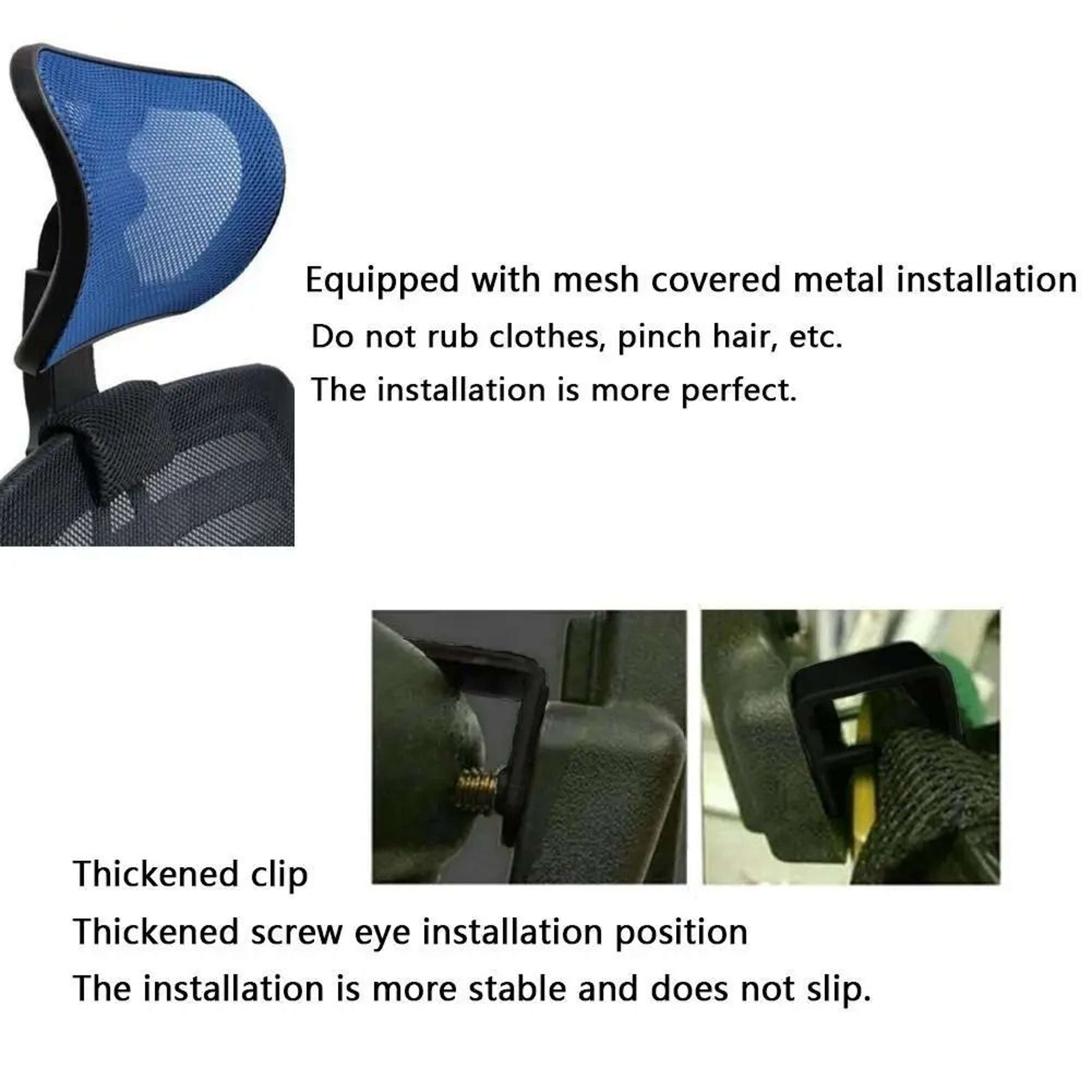Adjustable Office Chair Headrest Pillow For Neck Support 5