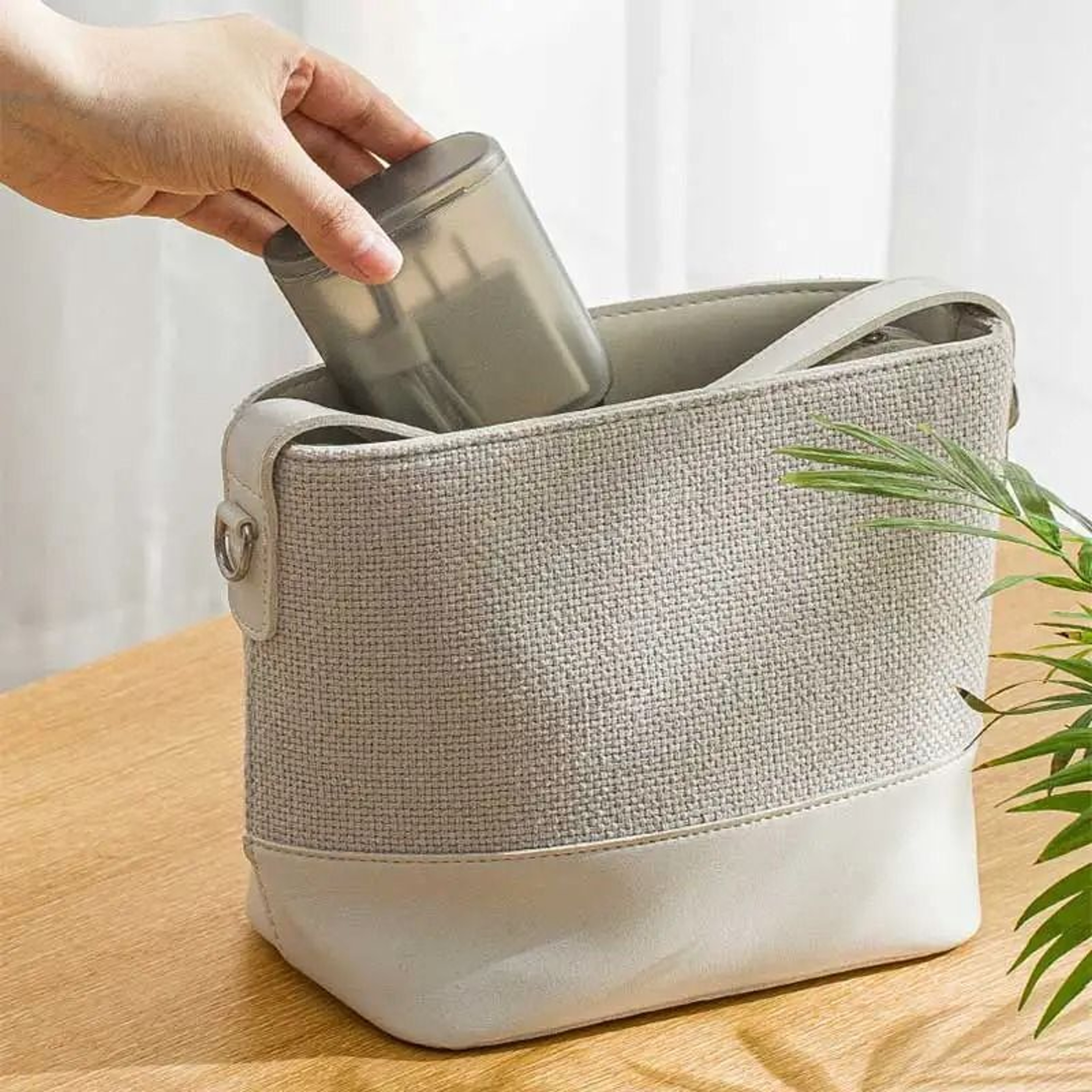 Dustproof Cable Organizer Box With Lid Transparent Desktop Charger Storage Box 9