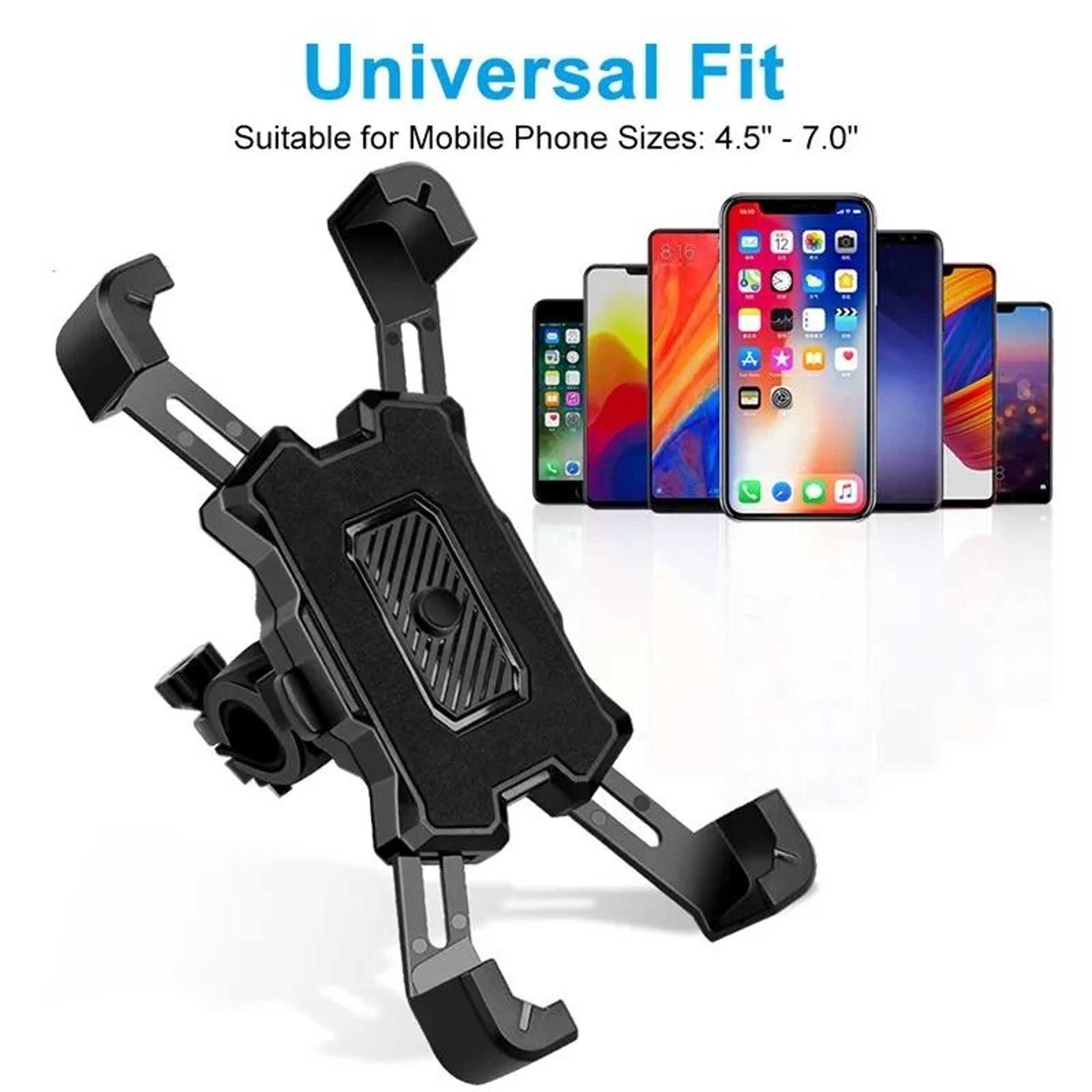 360 Rotatable Bike Phone Holder Secure Motorcycle Bicycle Mount For Navigation 4