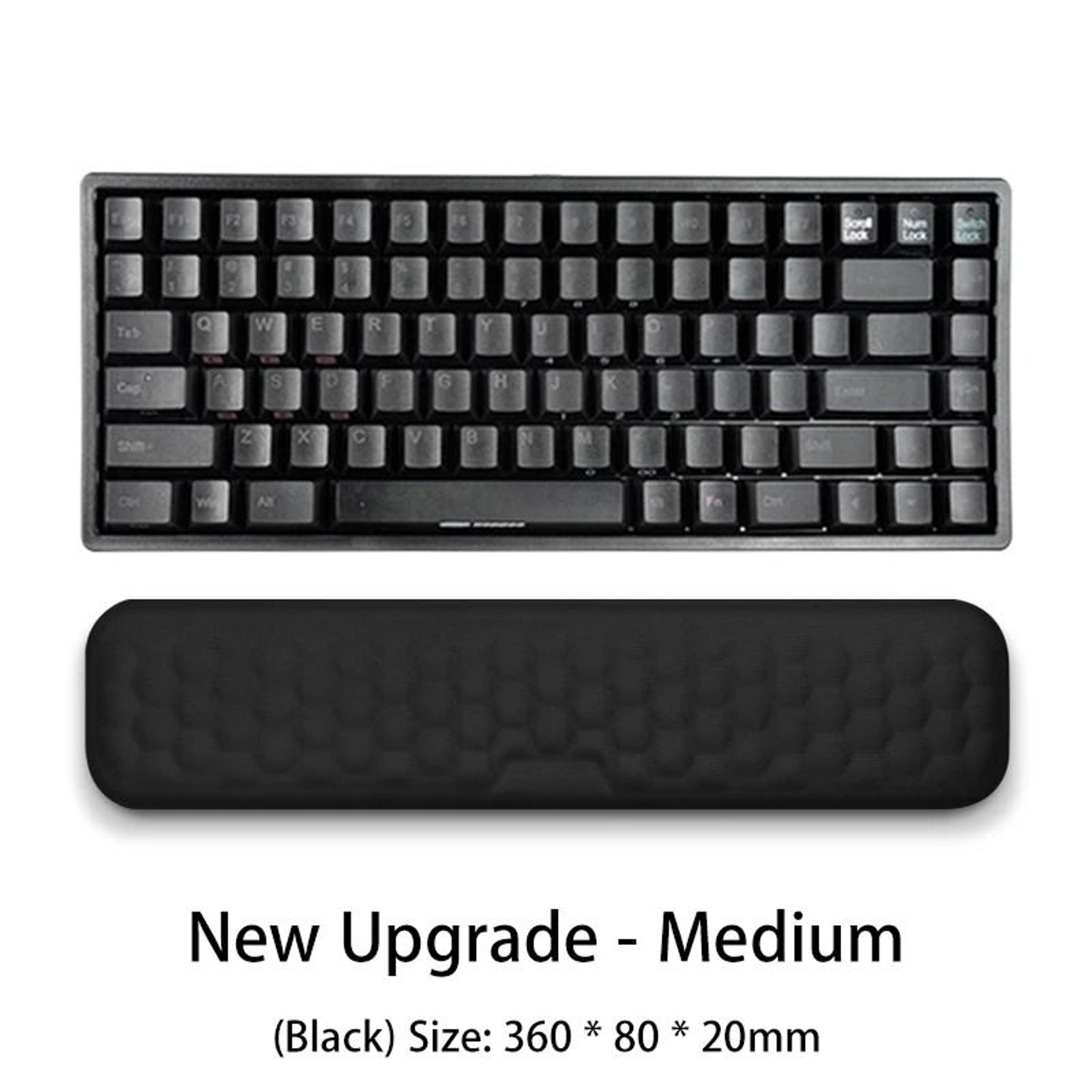 Ergonomic Keyboard Wrist Rest And Mouse Wrist Support Memory Foam Comfort Set 6