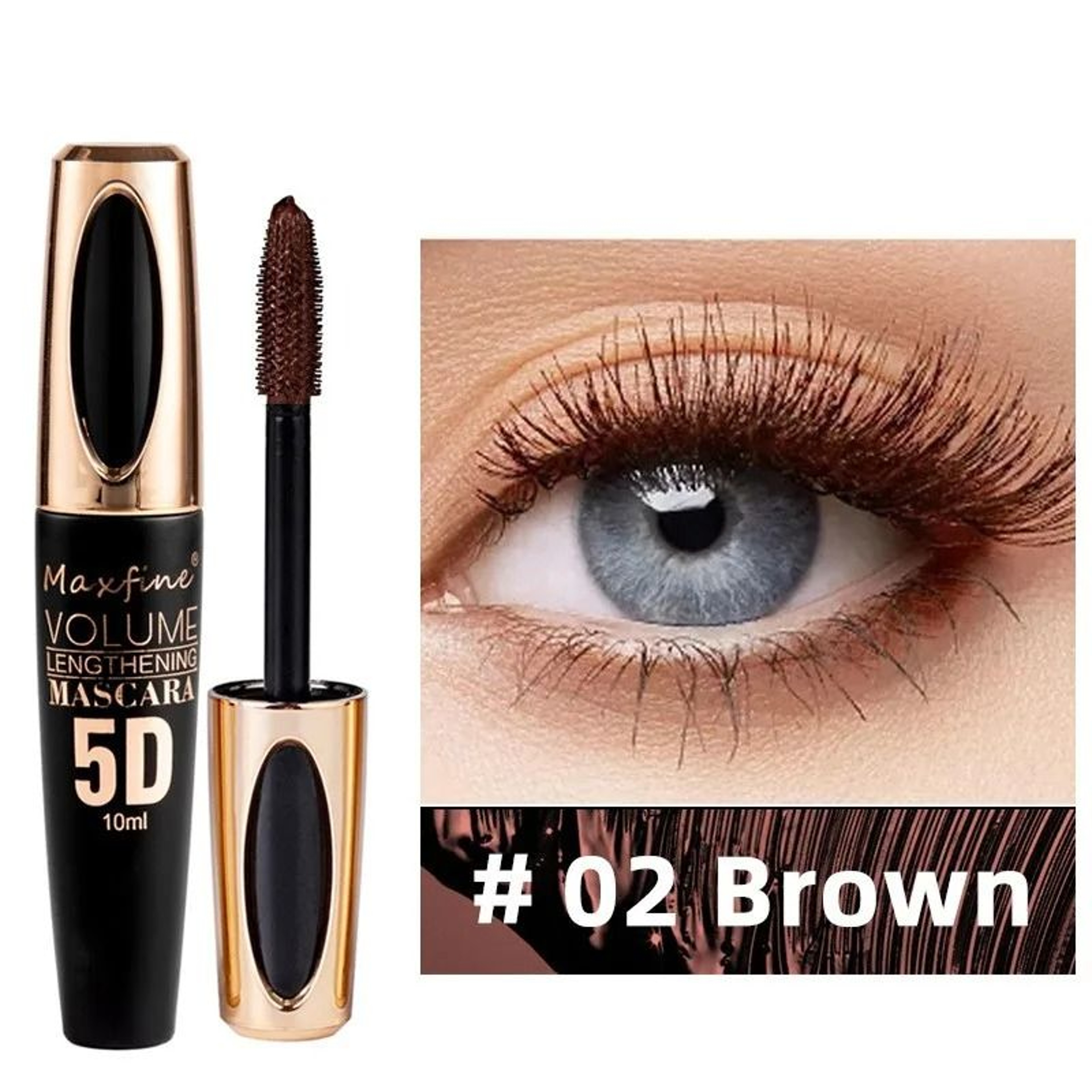 SilkLuxe 5D Silk Mascara Waterproof Lengthening And Volumizing 2