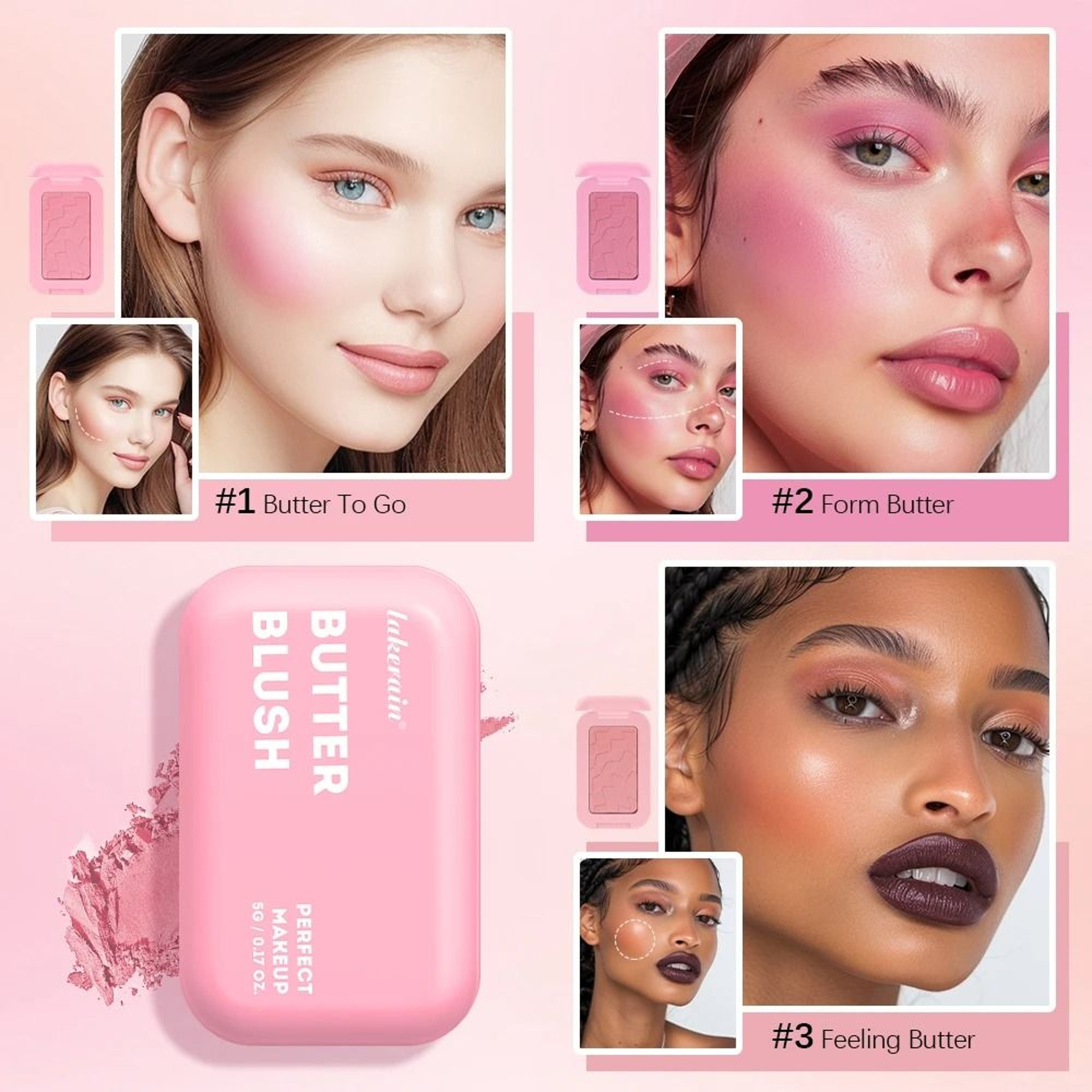 Radiant Glow 12HR Long Lasting Vegan Powder Blush 7