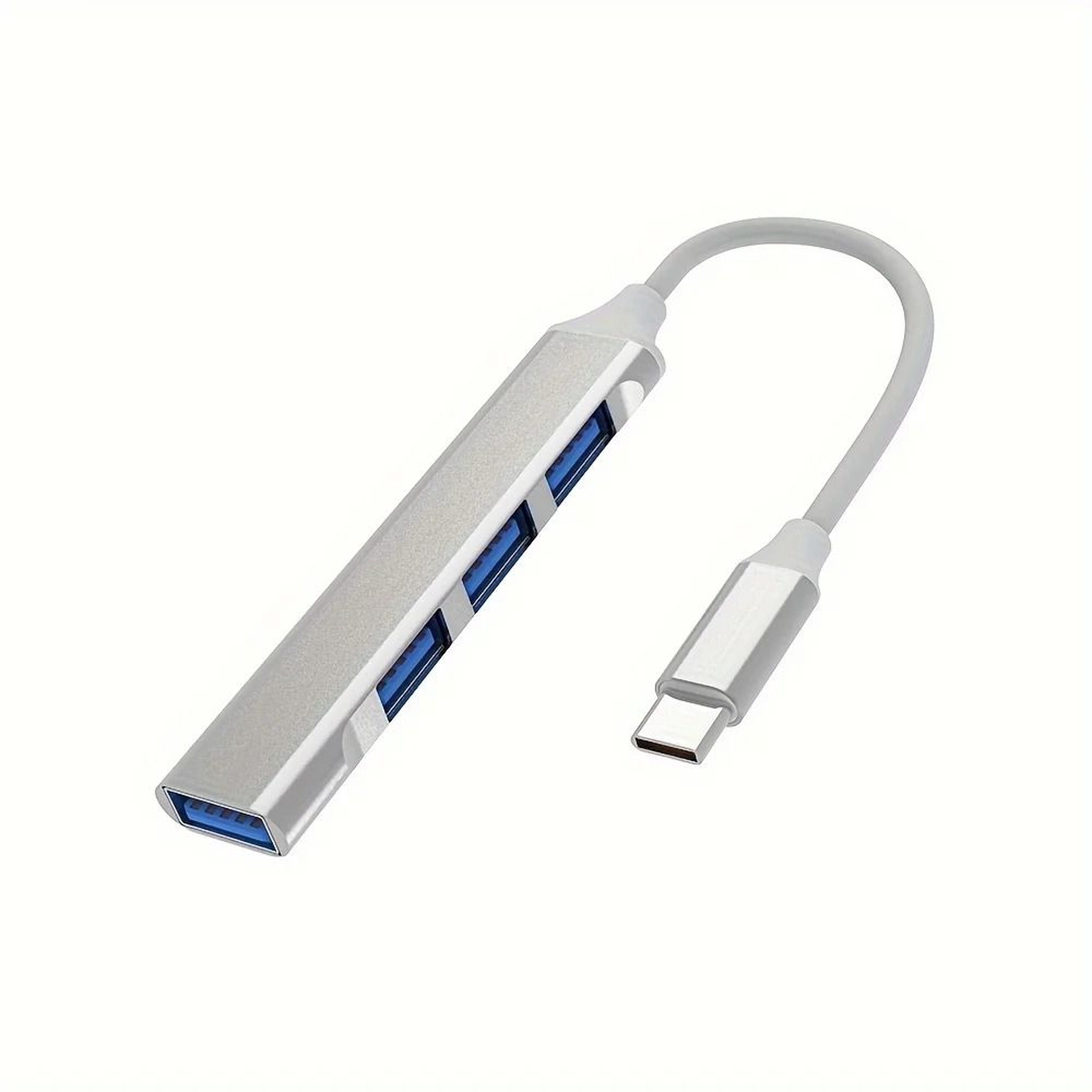 4 Port USB C Hub Multi Splitter OTG Adapter For Laptop And PC 1