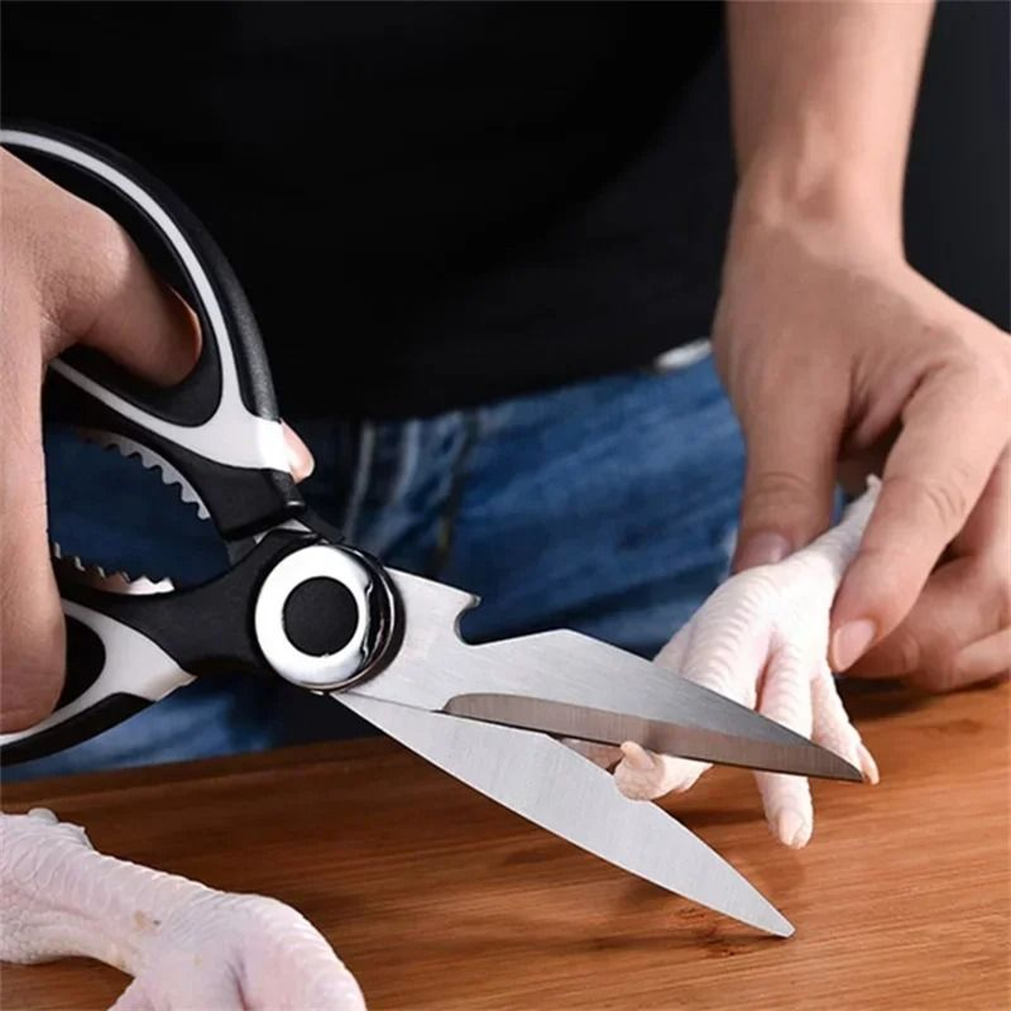 ProCut Stainless Steel Kitchen Scissors For Meat And Vegetable Prep 5