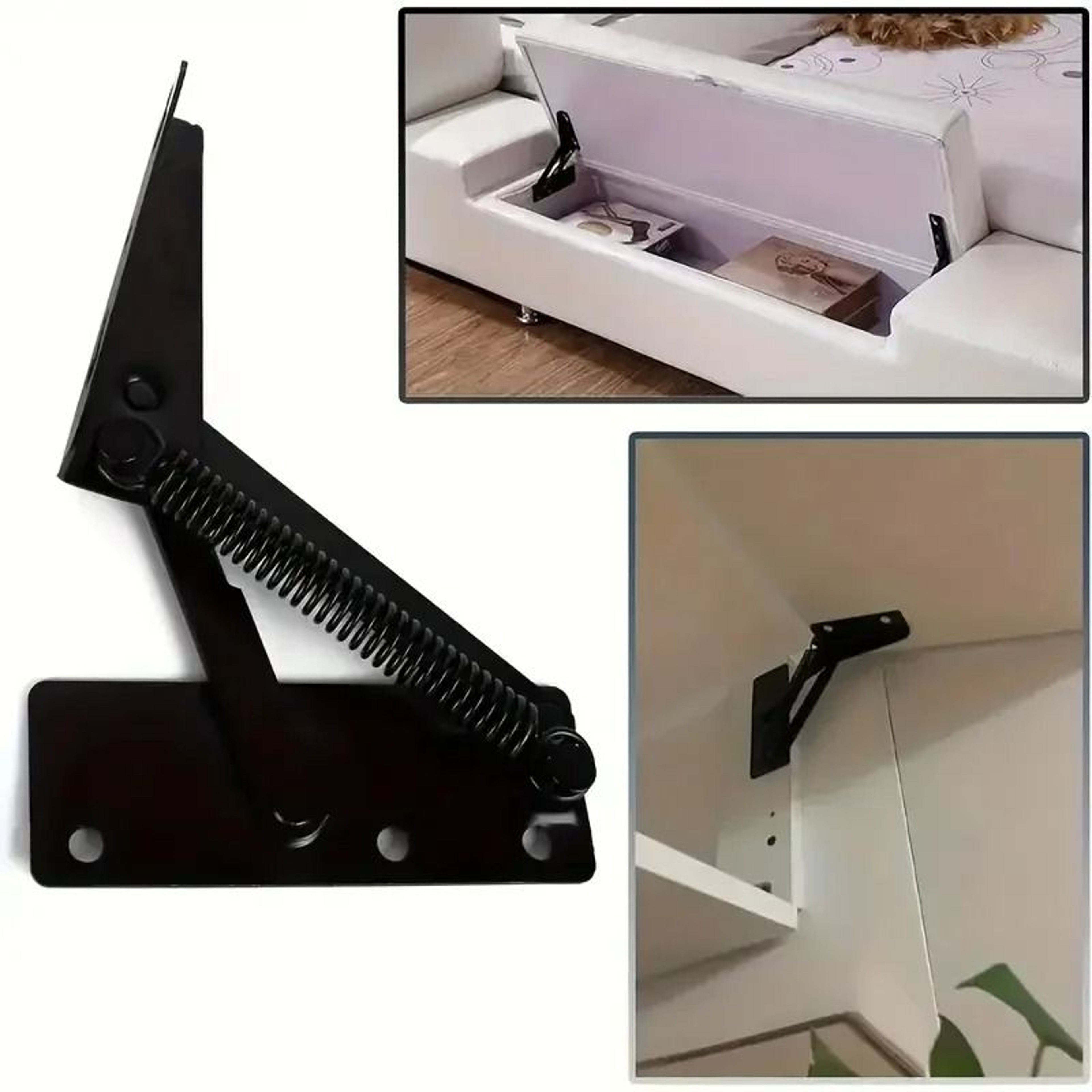ProLift 80 Degree Foldable Bracket Cabinet Door Lift Up Stay 2 Piece Set 2