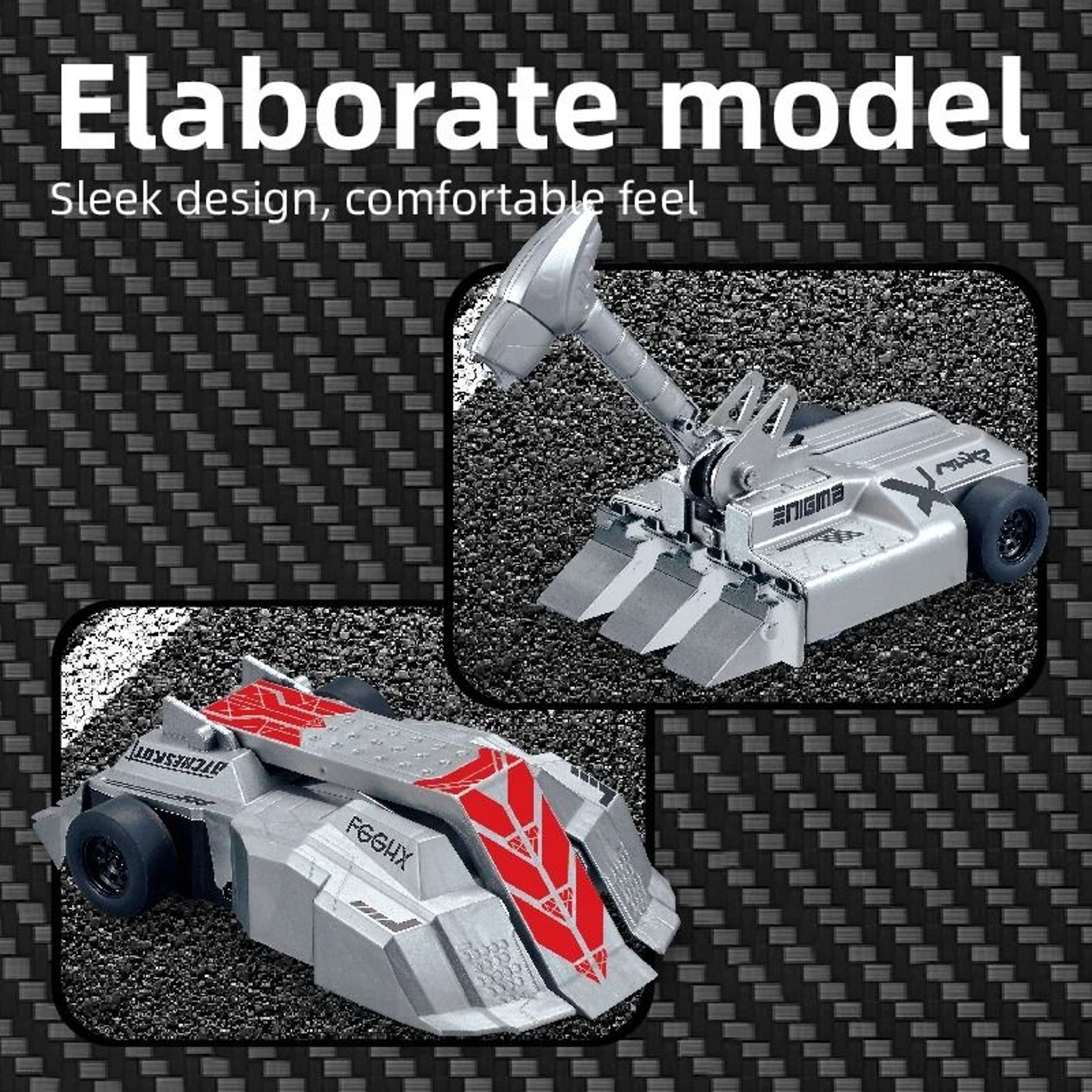 24G Remote Control Battle Car Armored Bumper Combat Toy Set 3