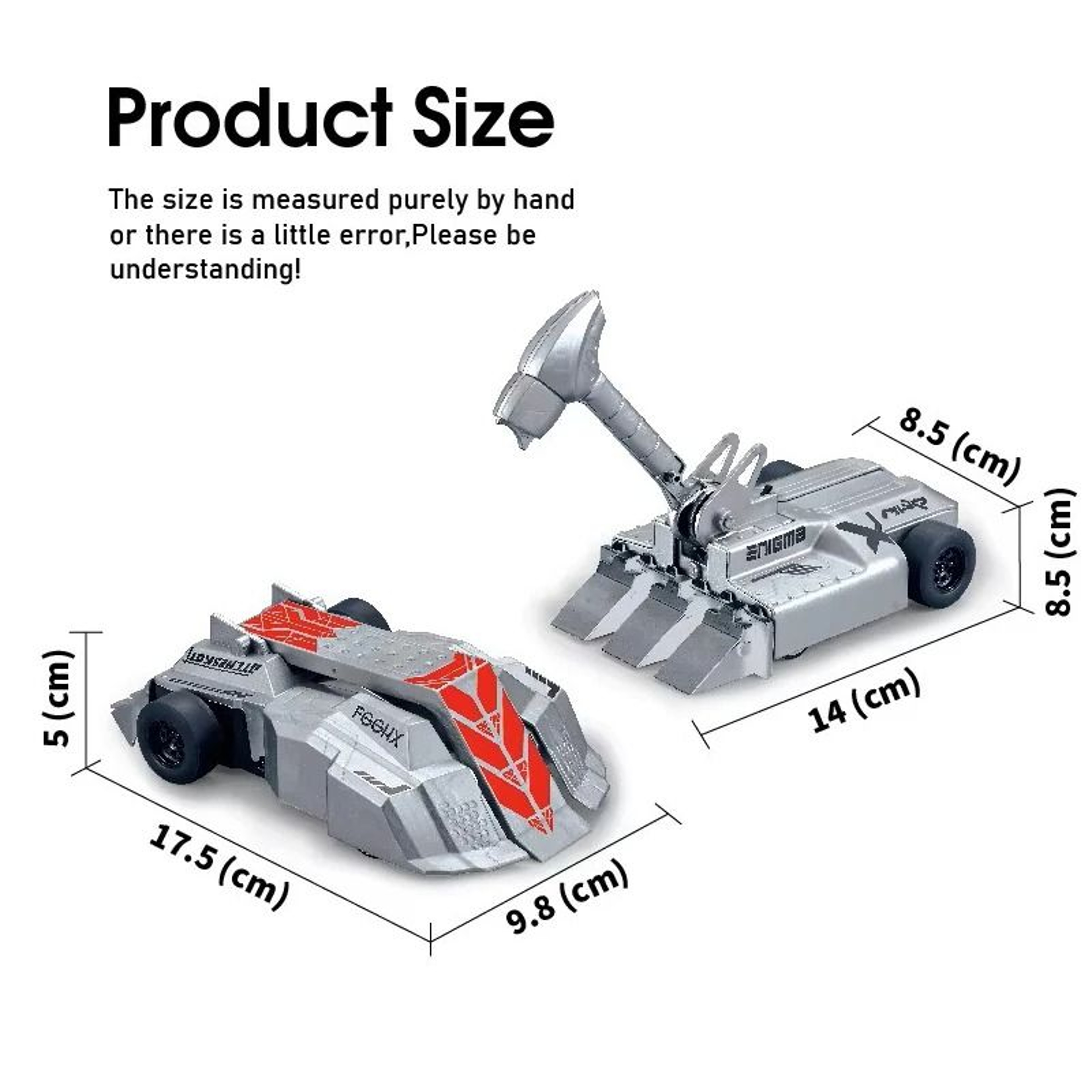 24G Remote Control Battle Car Armored Bumper Combat Toy Set 4