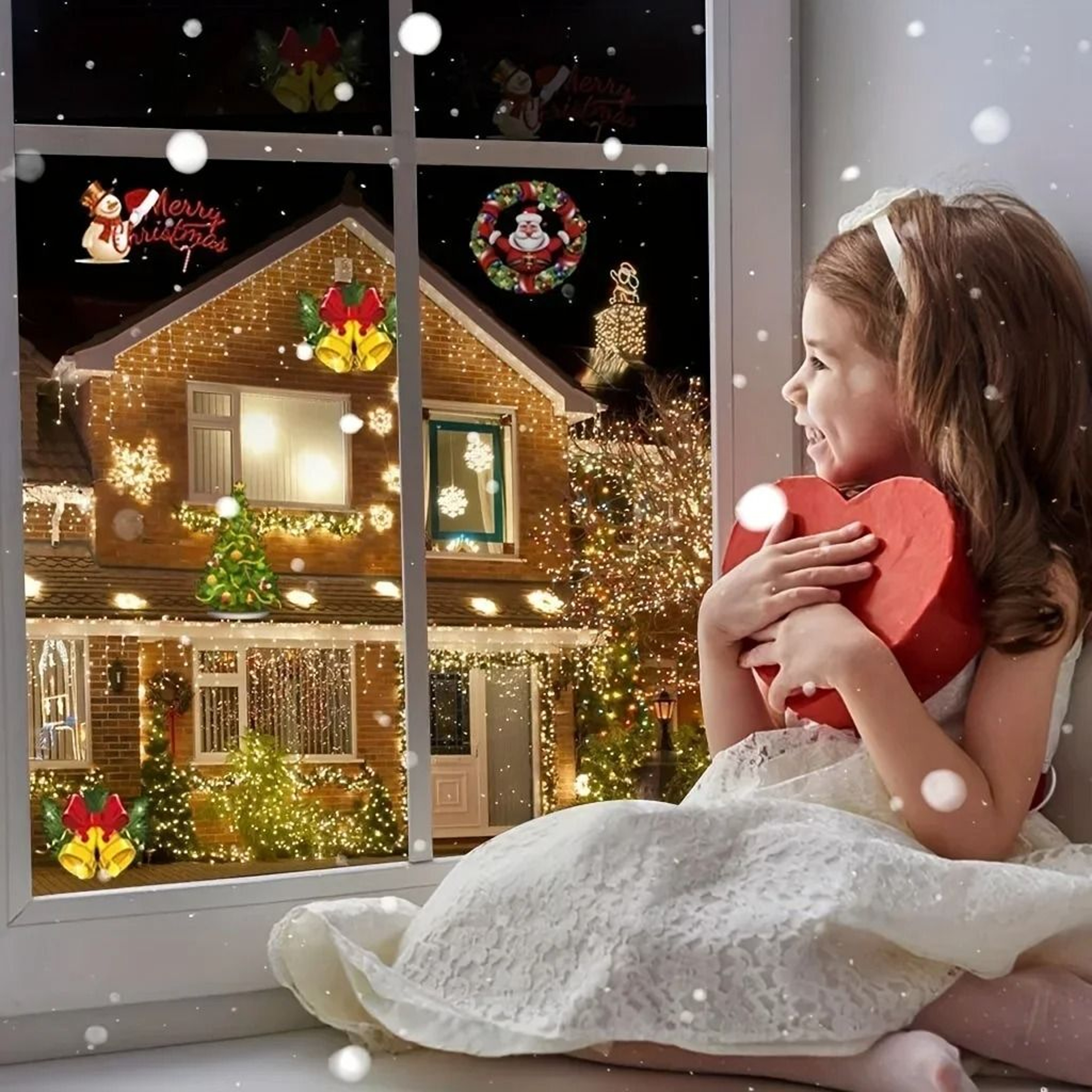 USB Rotating Christmas Snowflake Projector Light 5
