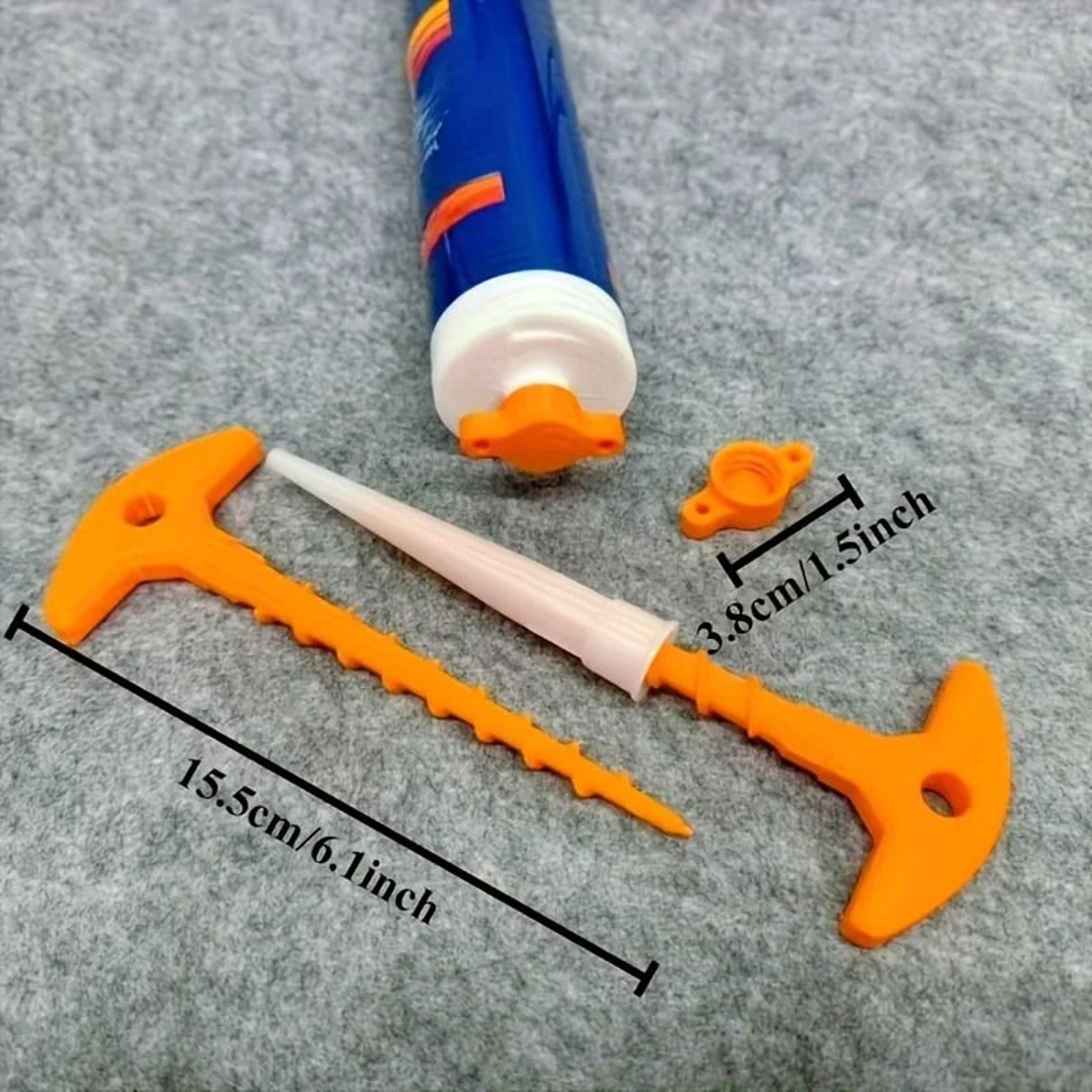 Reusable Silicone Seal Cap And Nozzle Removal Tool For Caulk Tubes 6