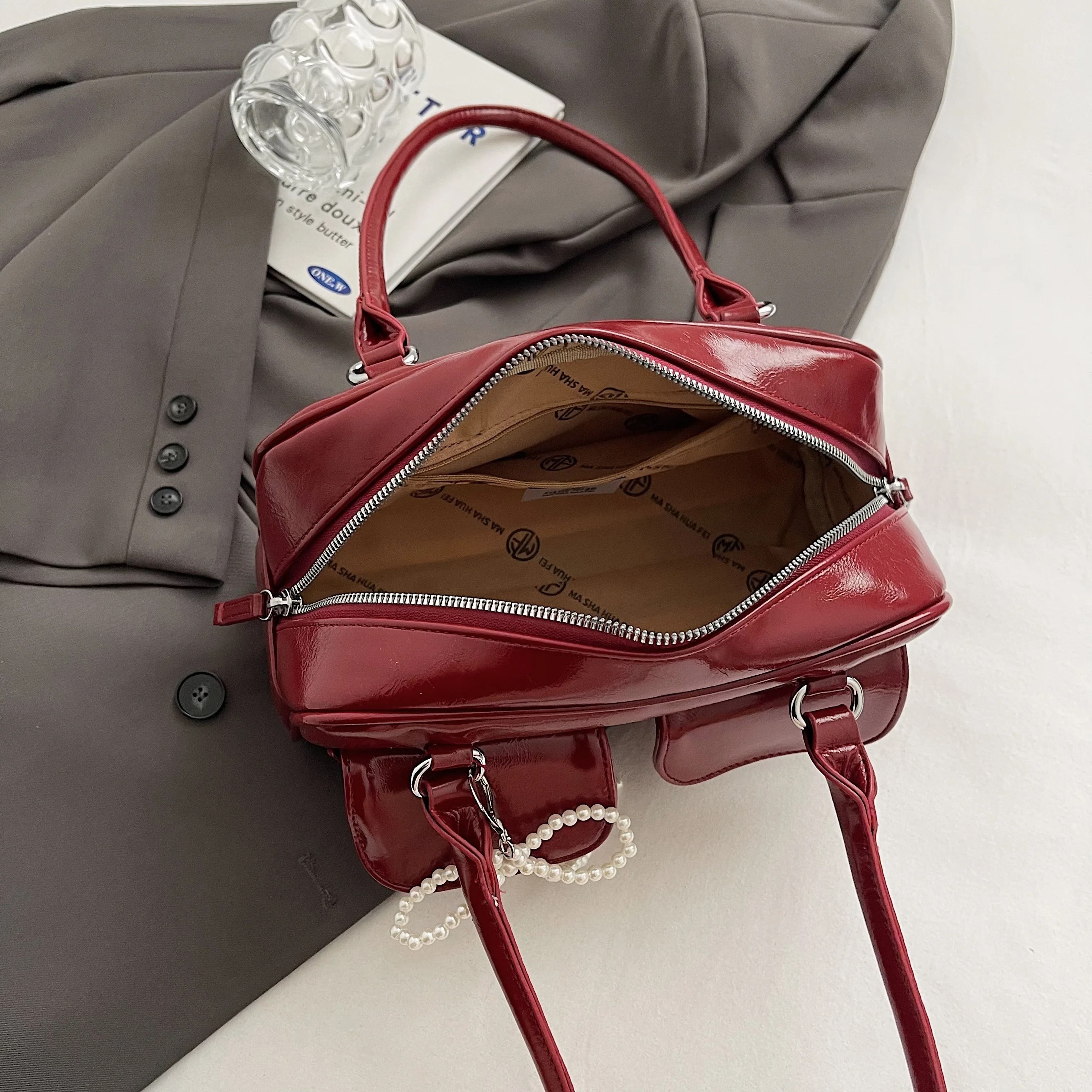 Korean Style Underarm Bow Shoulder Bag For Women 5