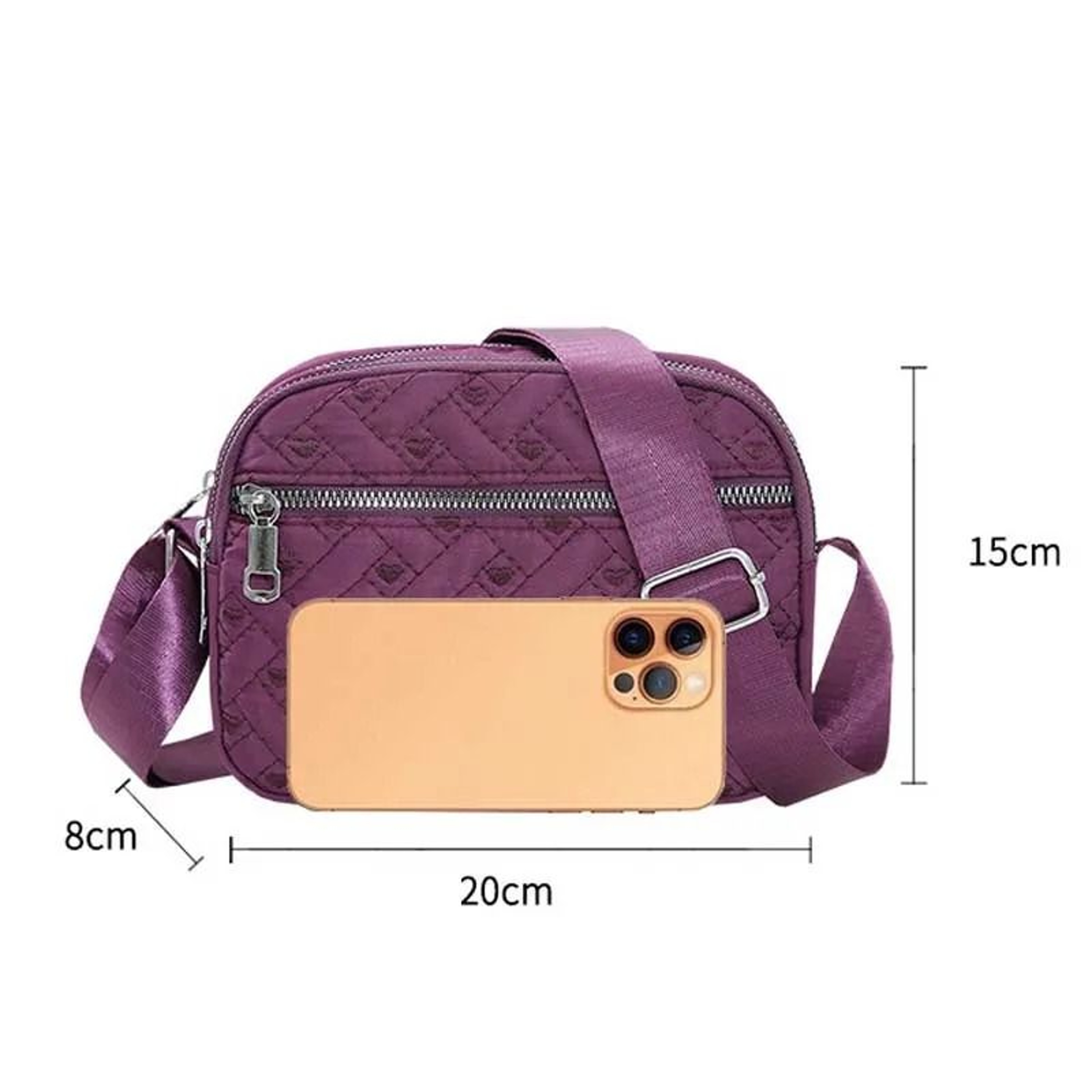 Lightweight Casual Crossbody Messenger Shoulder Bag For Women 8
