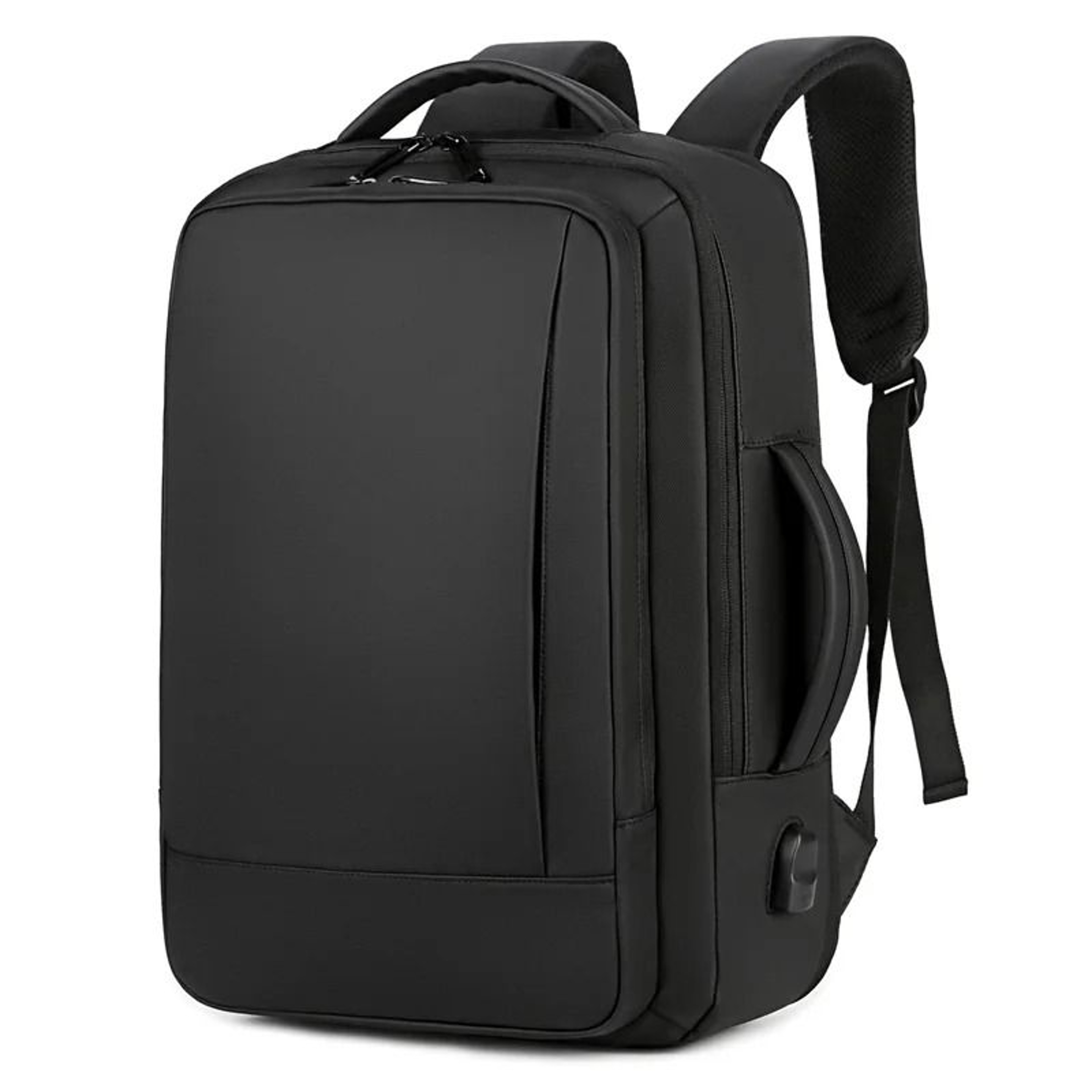 Expandable Waterproof Business Travel Backpack With USB Charging Port 1