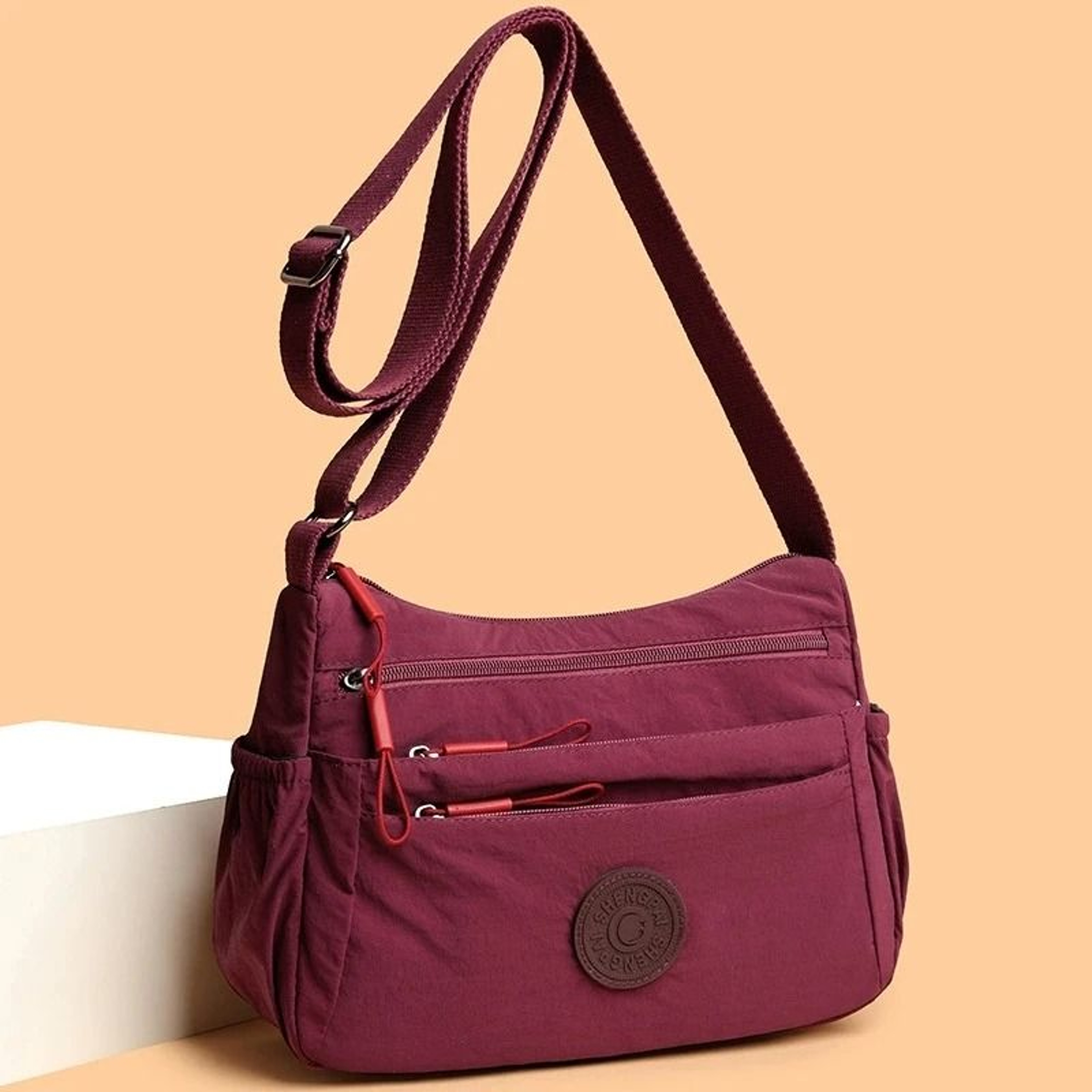 Multi Pocket Womens Casual Crossbody Bag With Multi Layer Design 5
