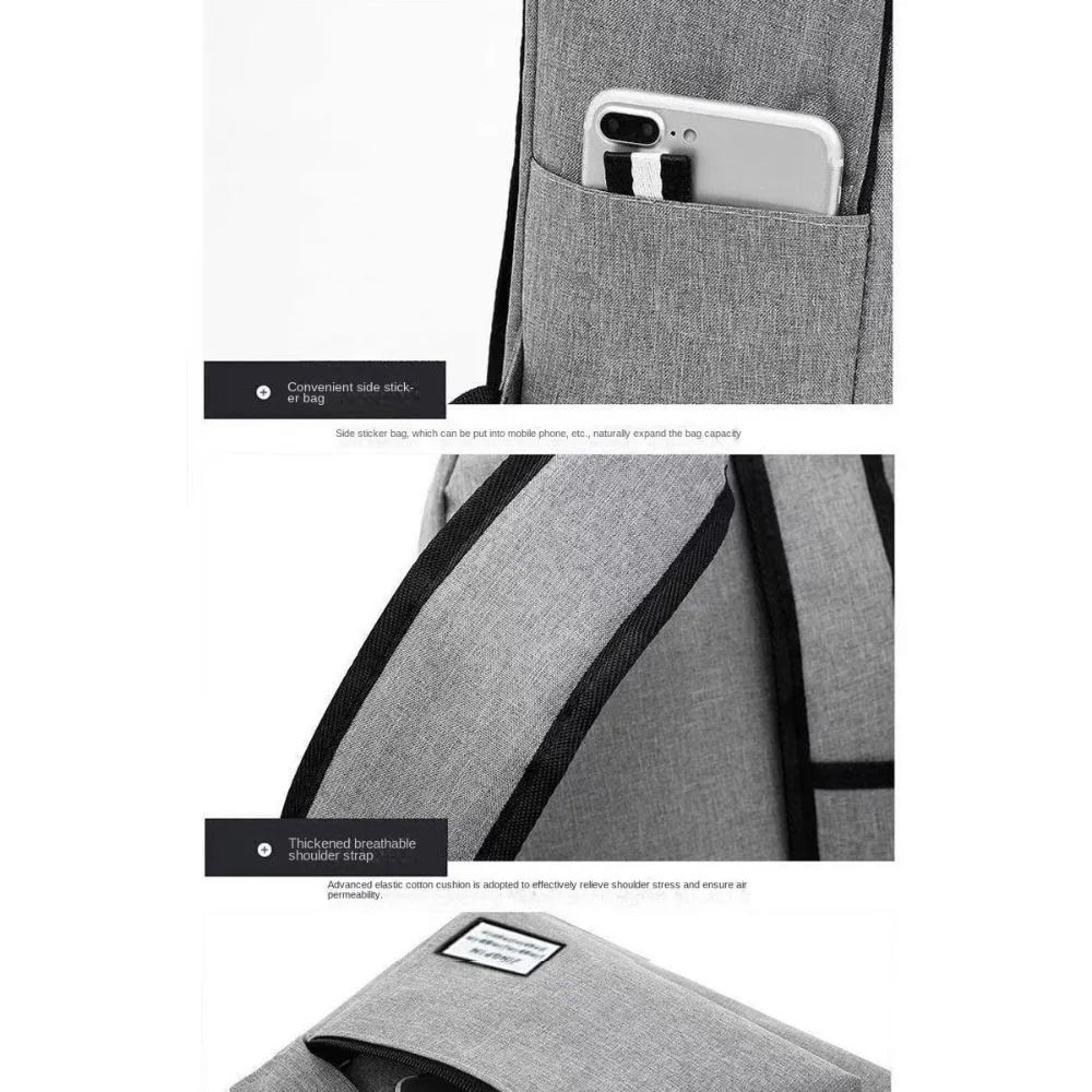 Minimalist Large Capacity Student Laptop Travel Backpack 10