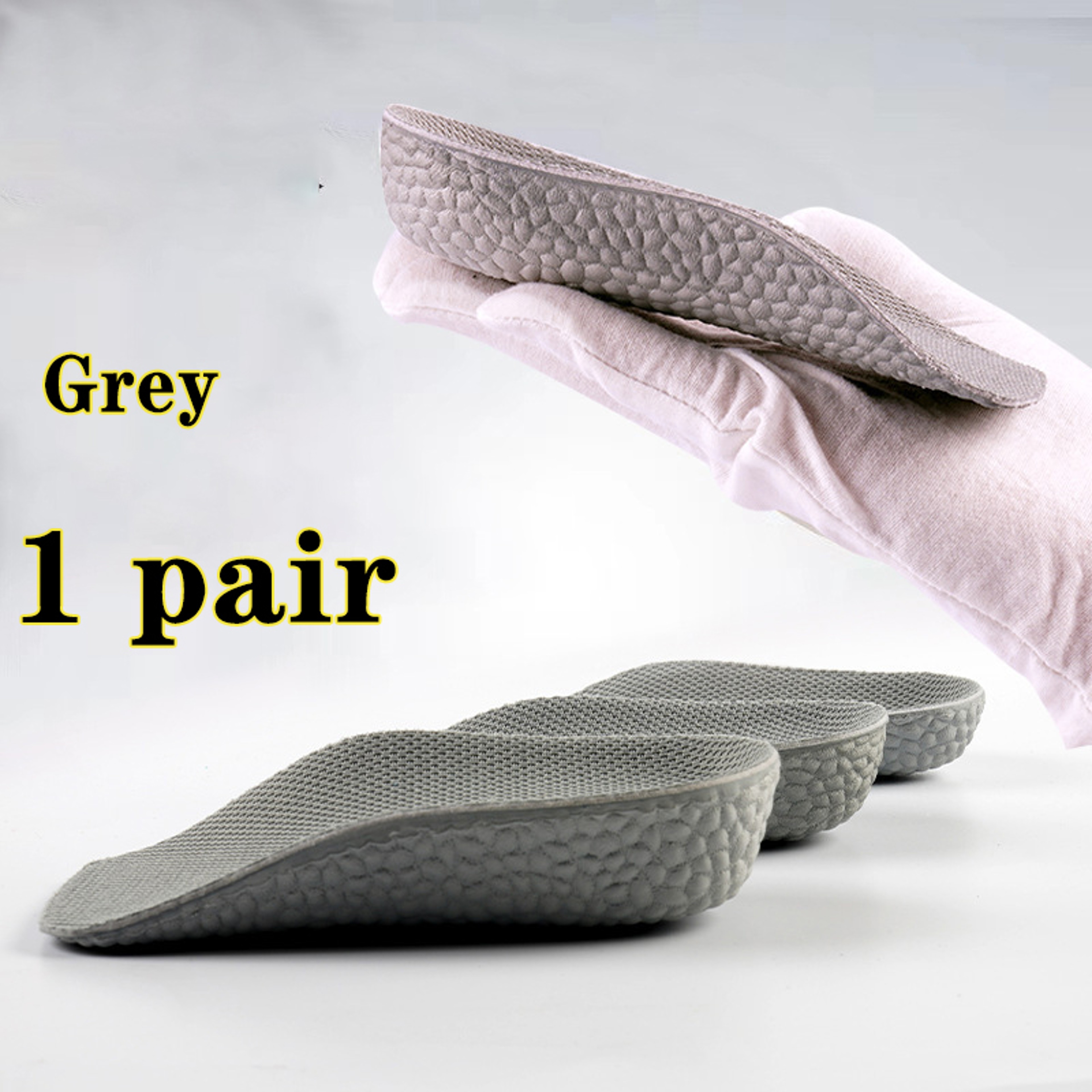 Height Boost Shoe Insoles With Arch Support  Memory Foam Heel Lift Pads For Flat Feet 4