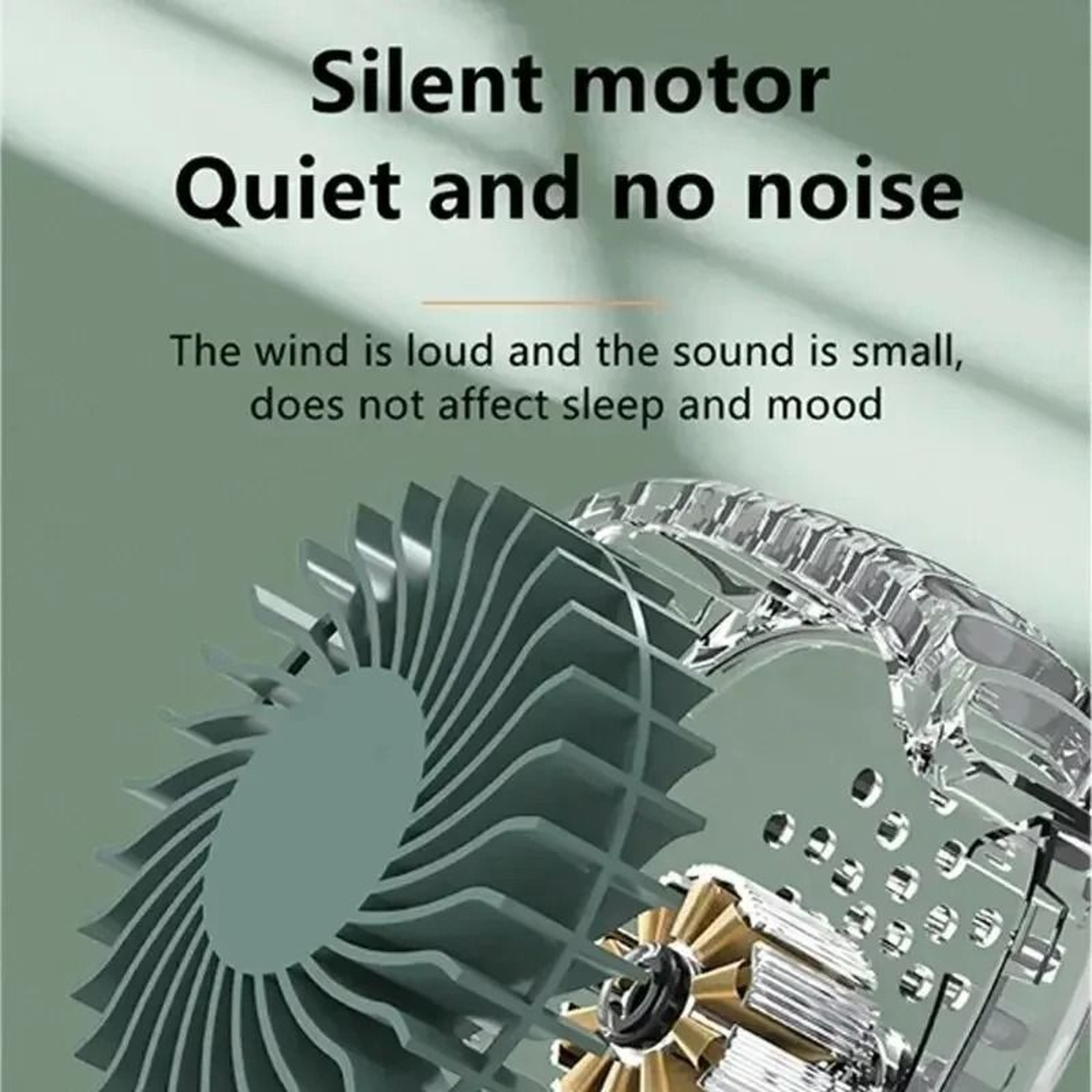 TurboCool Mini Portable Bladeless Fan Rechargeable Handheld Turbo Fan Ultra Quiet Travel Cooling Fa 6