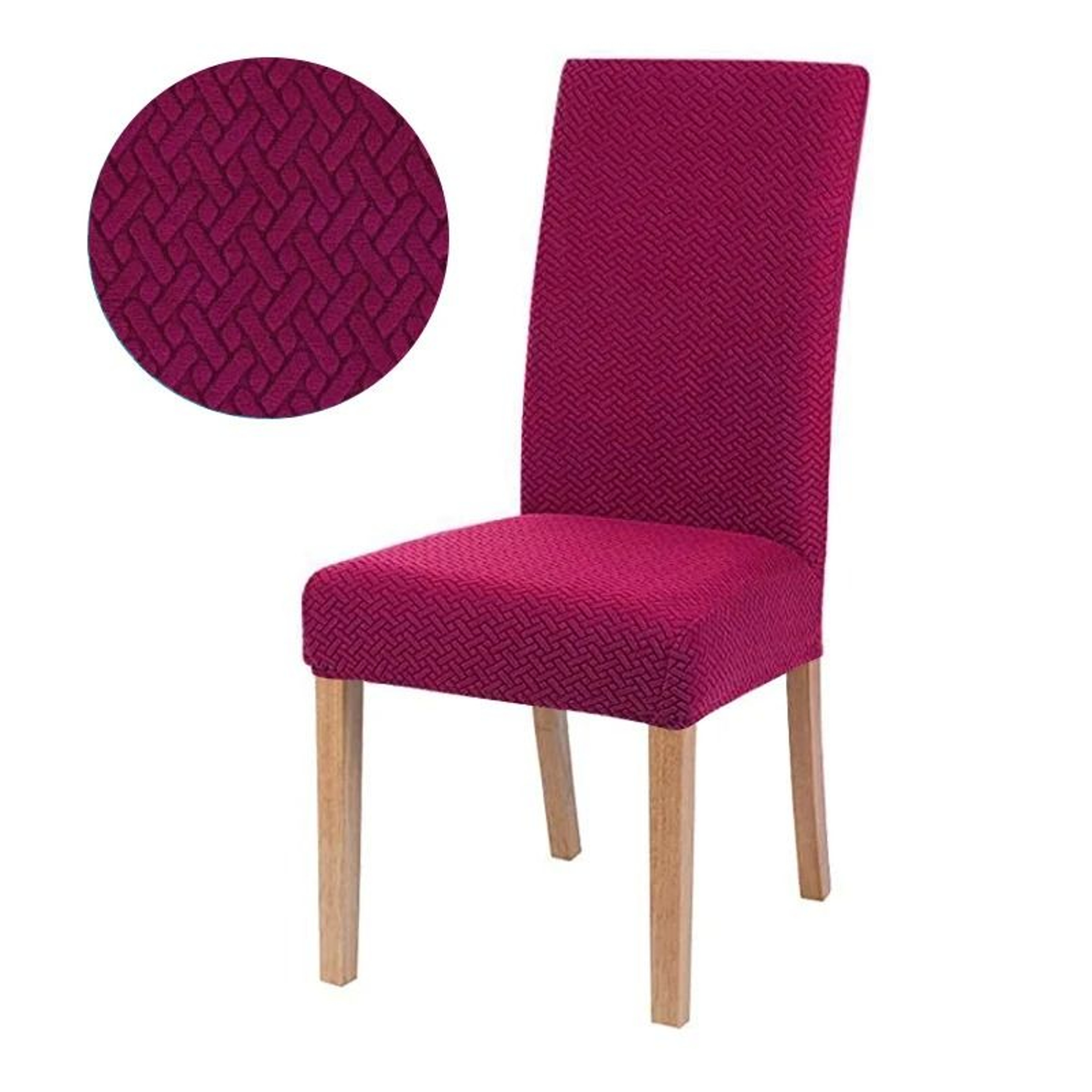 StretchFit Elastic Chair Cover Universal Dining Chair Cover Protective Stretch Seat Cover For Home 19