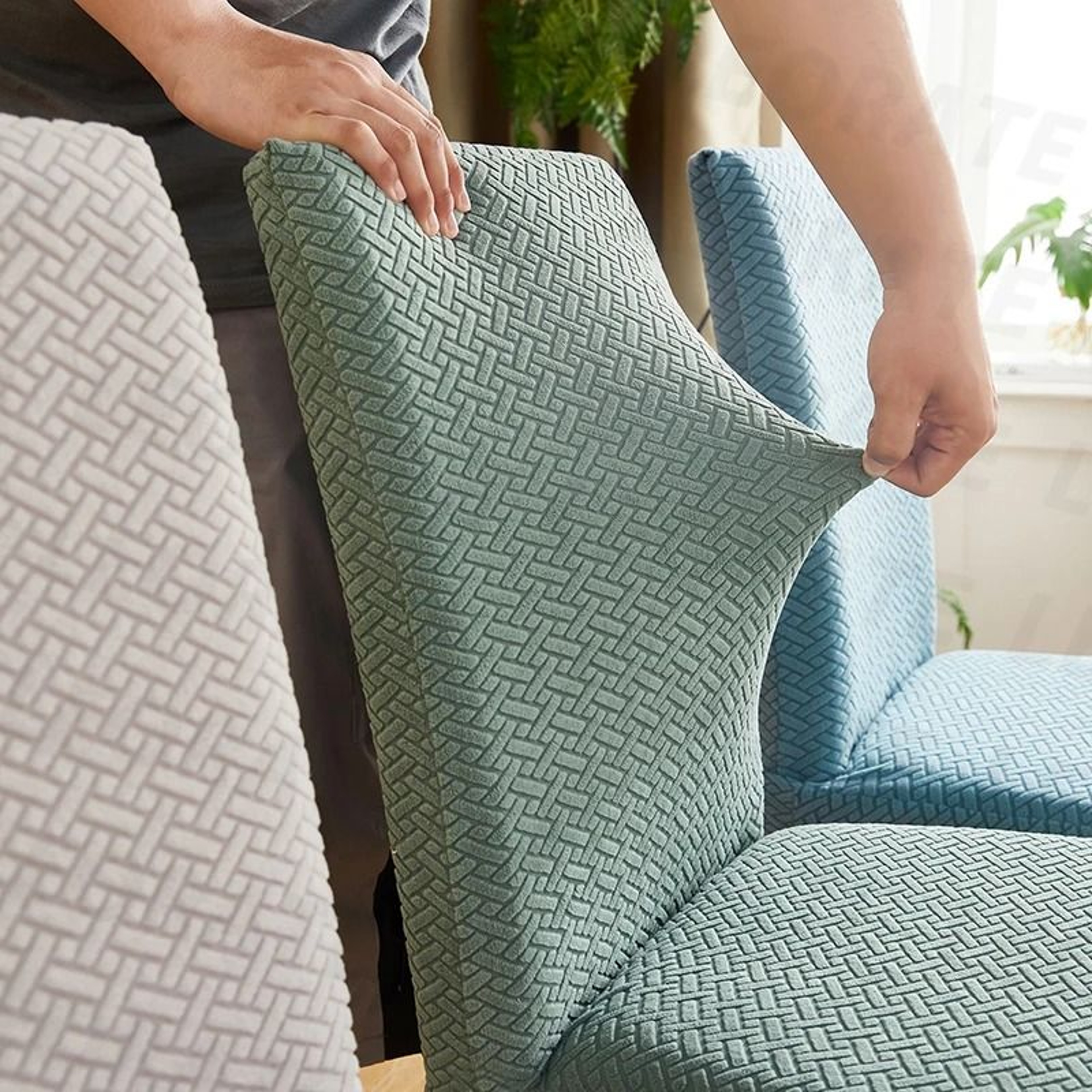 StretchFit Elastic Chair Cover Universal Dining Chair Cover Protective Stretch Seat Cover For Home 0