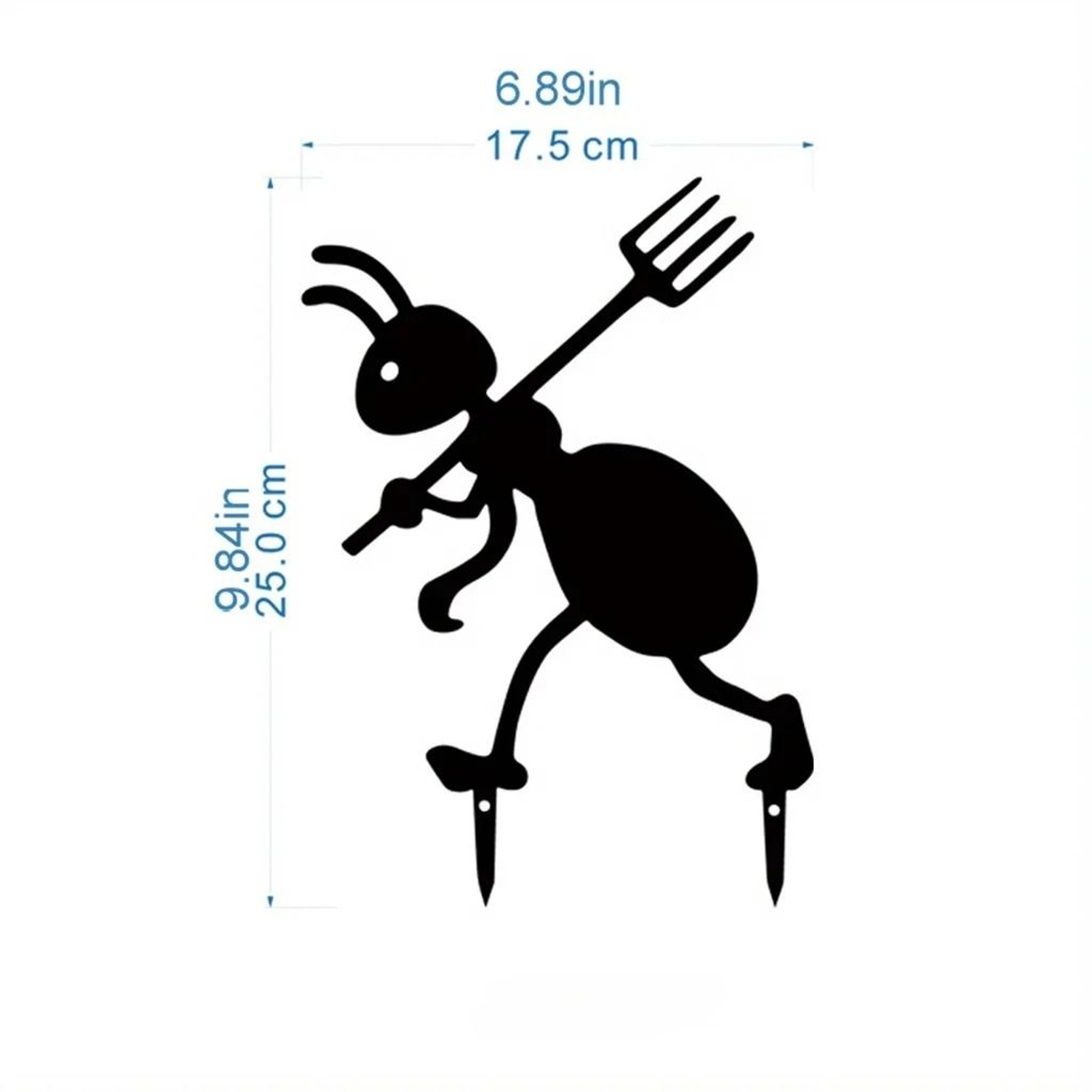 Metal Garden Ant Lawn Stakes Decorative Outdoor Ant Garden Decor 11