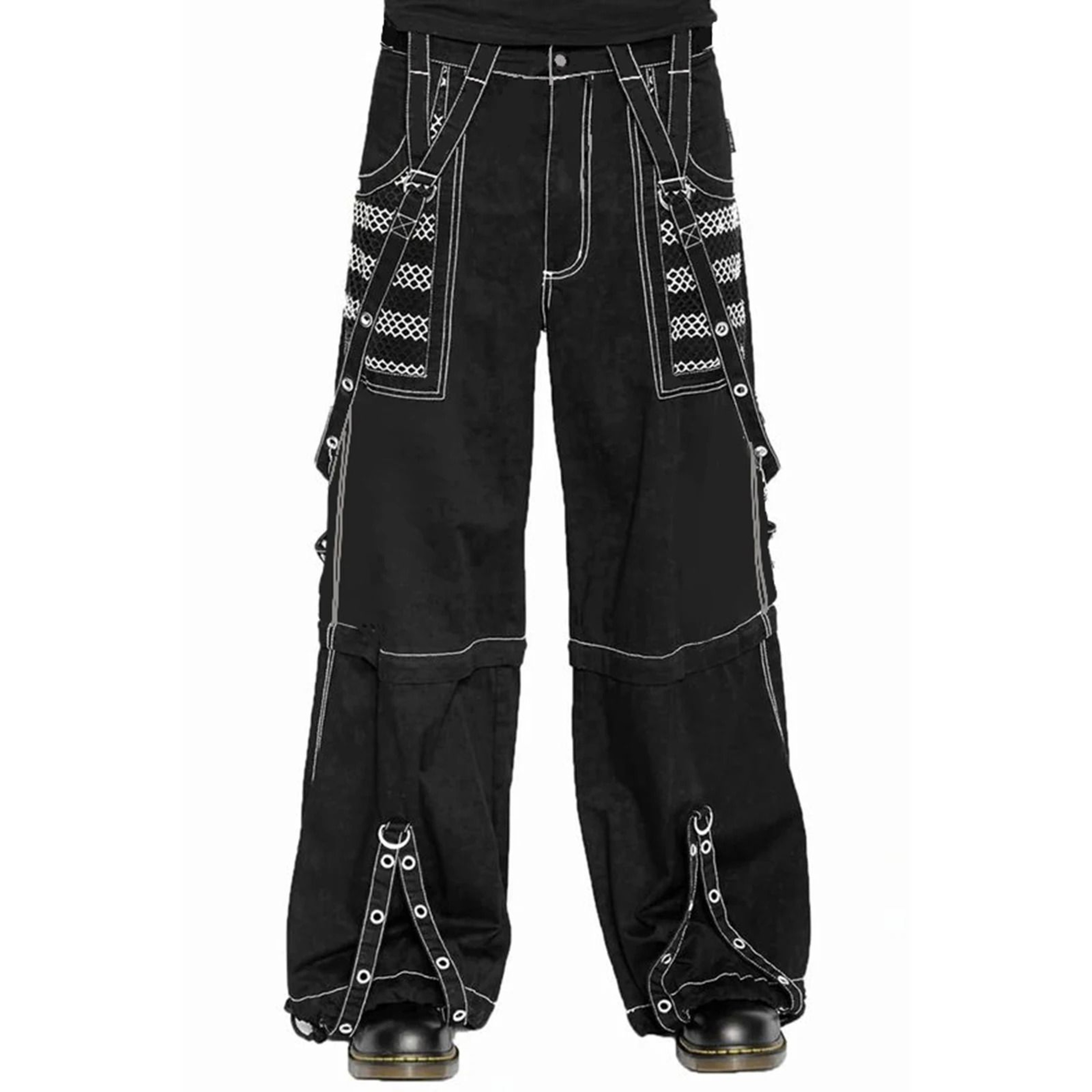 Womens Cargo Jeans Loose Fit Streetwear Denim Pants With Pockets 6
