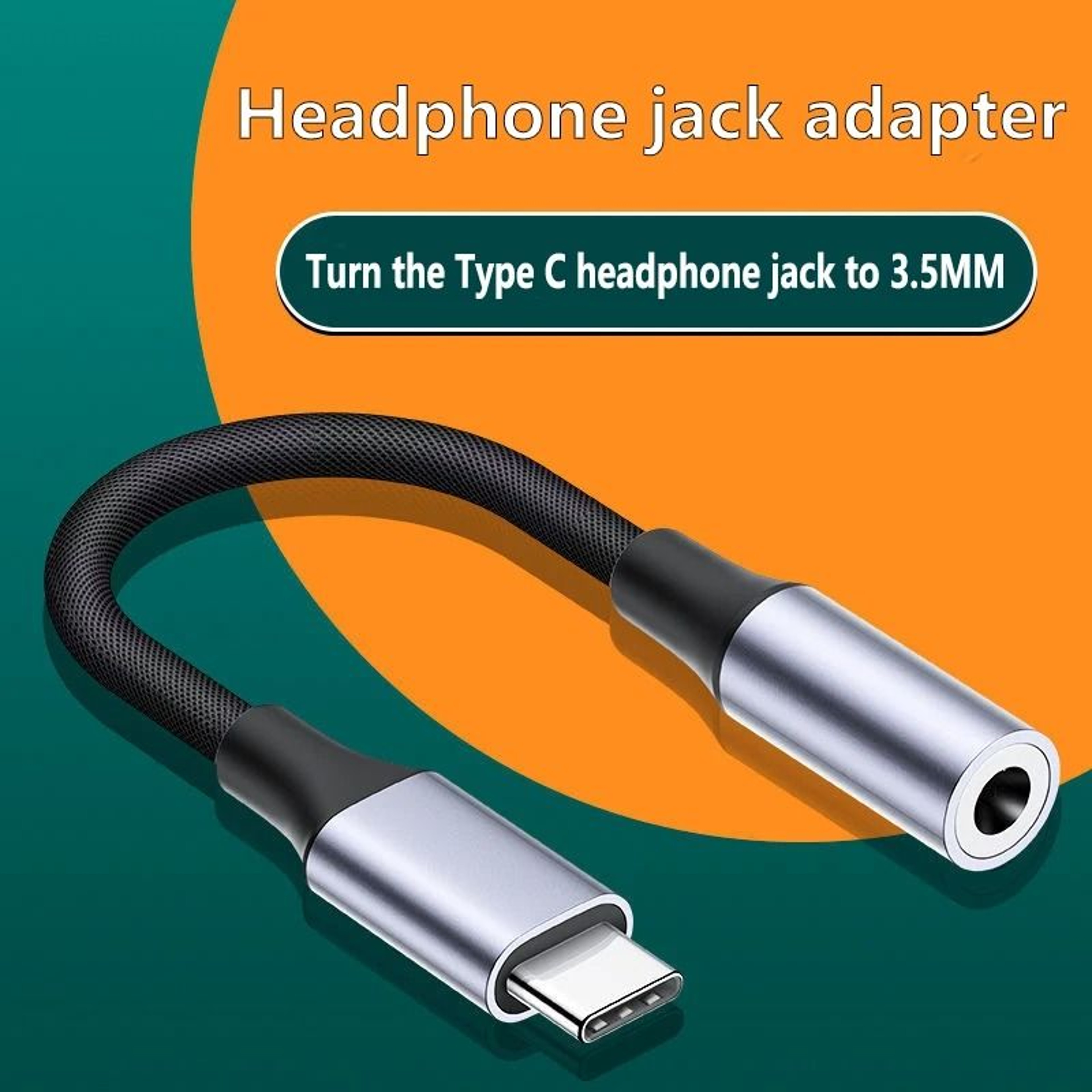 USB C To 35mm Audio Adapter Cable Headphone Jack Converter For Smartphones 4