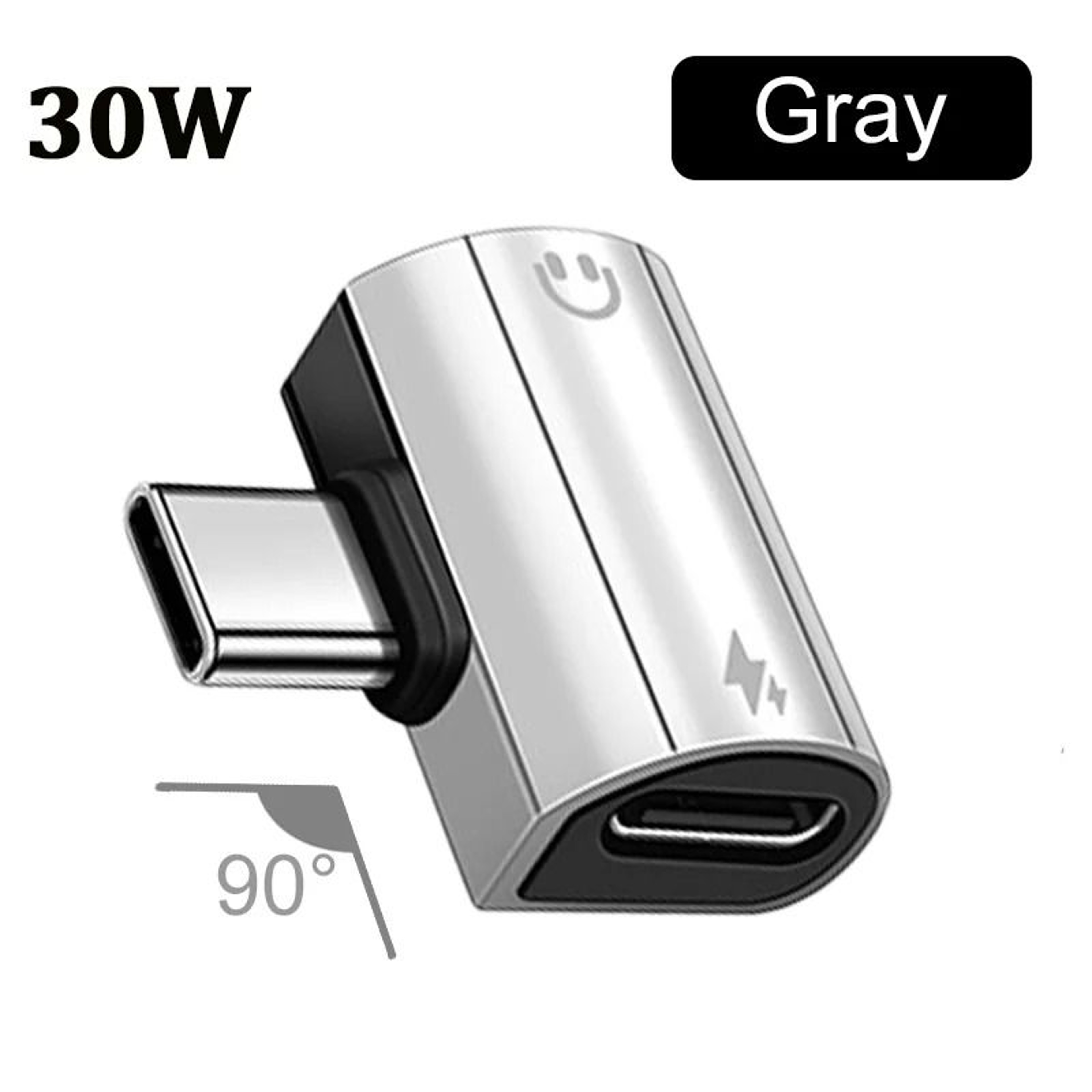 USB C To 35mm Headphone And Charger Adapter Fast Charging Audio Splitter 2