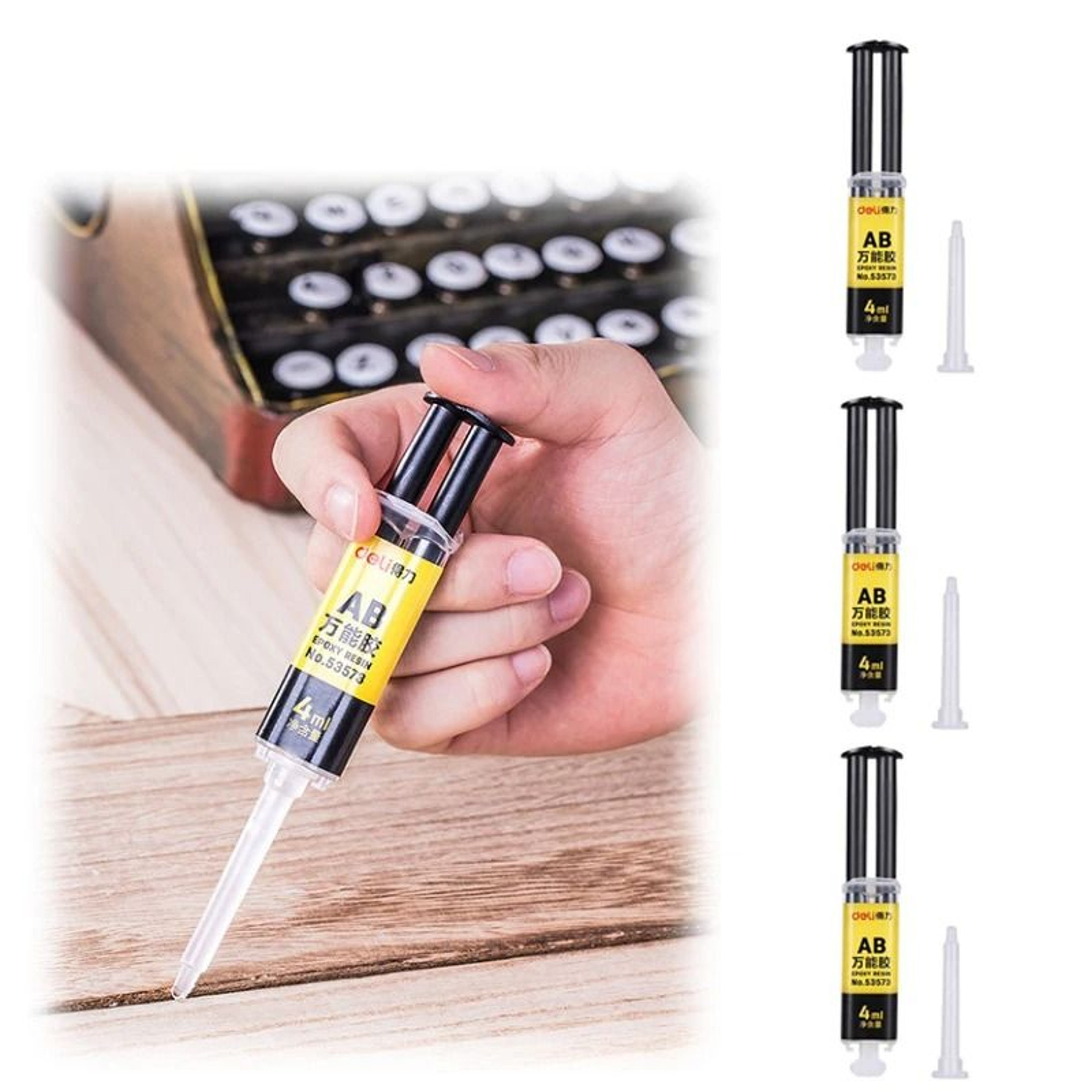 Heavy Duty Epoxy Resin Glue Waterproof AB Epoxy Adhesive Strong Instant Repair Glue For Metal Glass 9