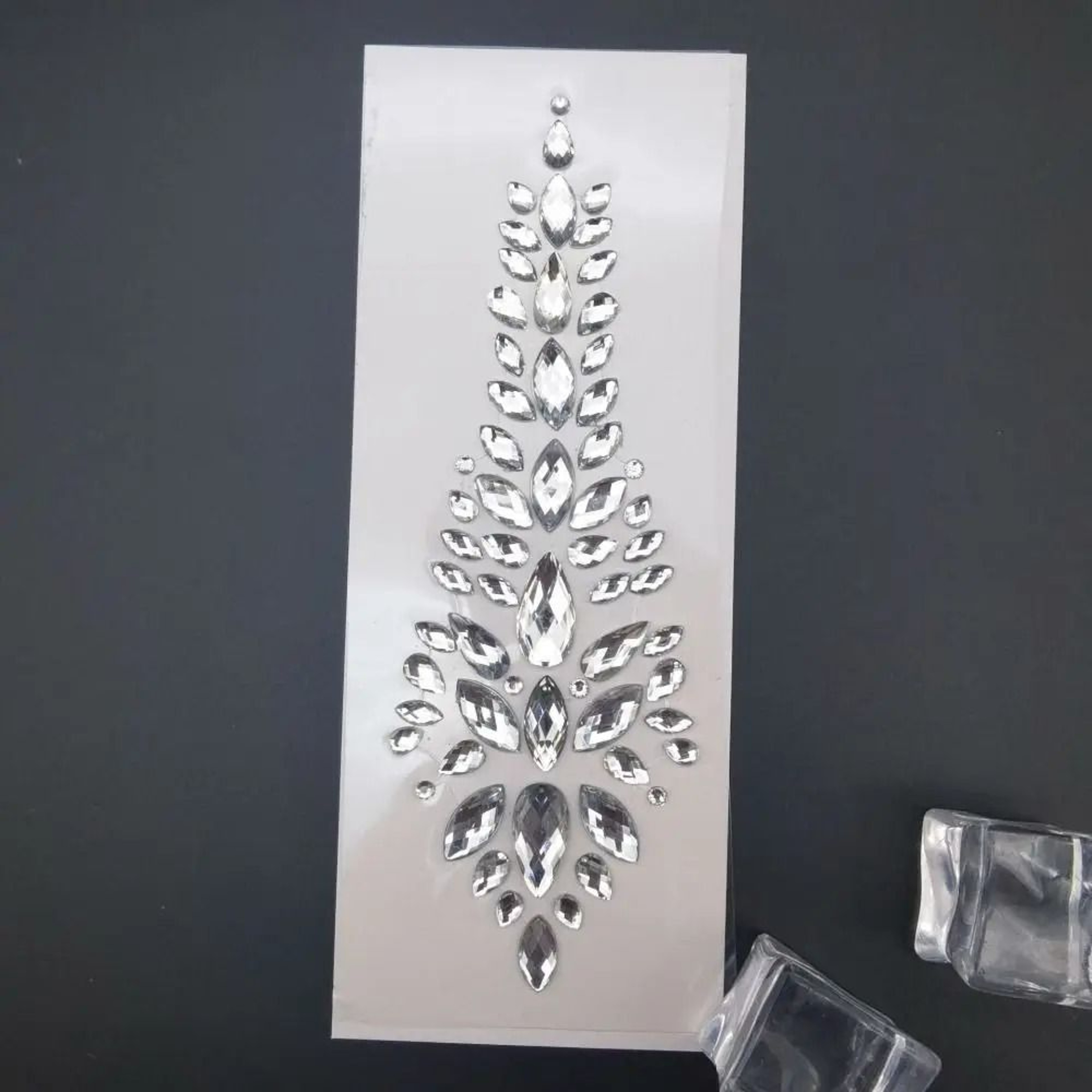 CrystalVibe Festival Face Gem Stickers 3D Rhinestone Face Jewels EDM Forehead And Body Gems 0