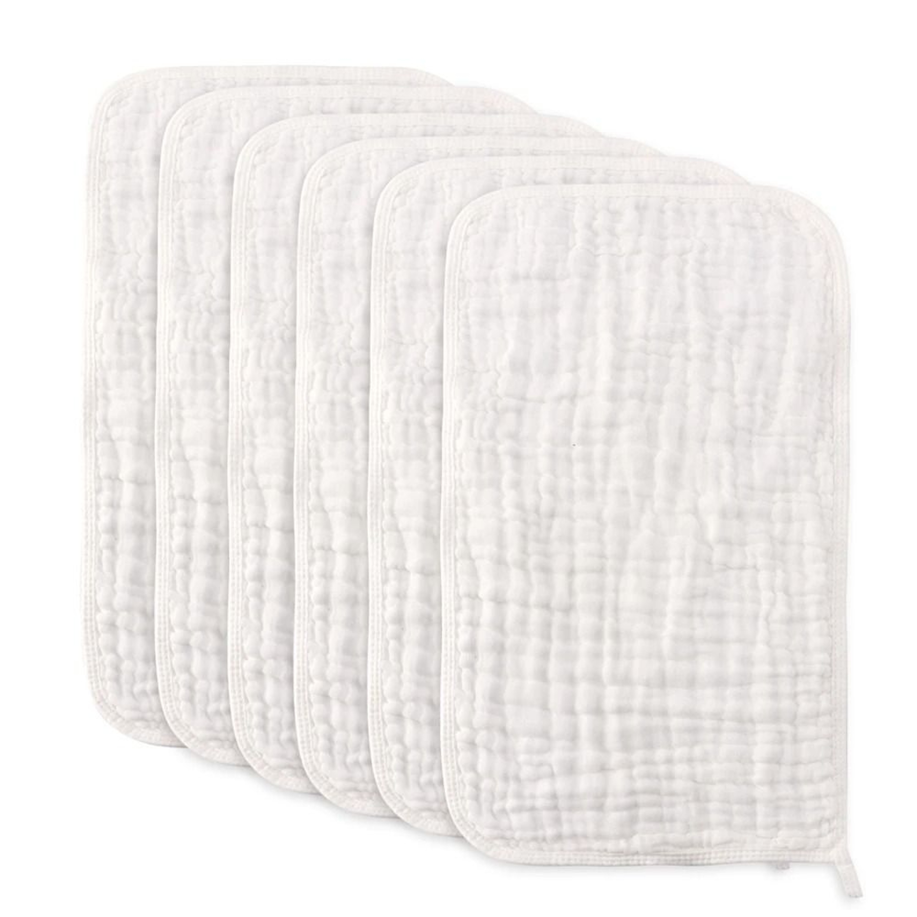 Soft Muslin Burp Cloths For Baby Extra Absorbent Newborn Spit Up Cloths 0