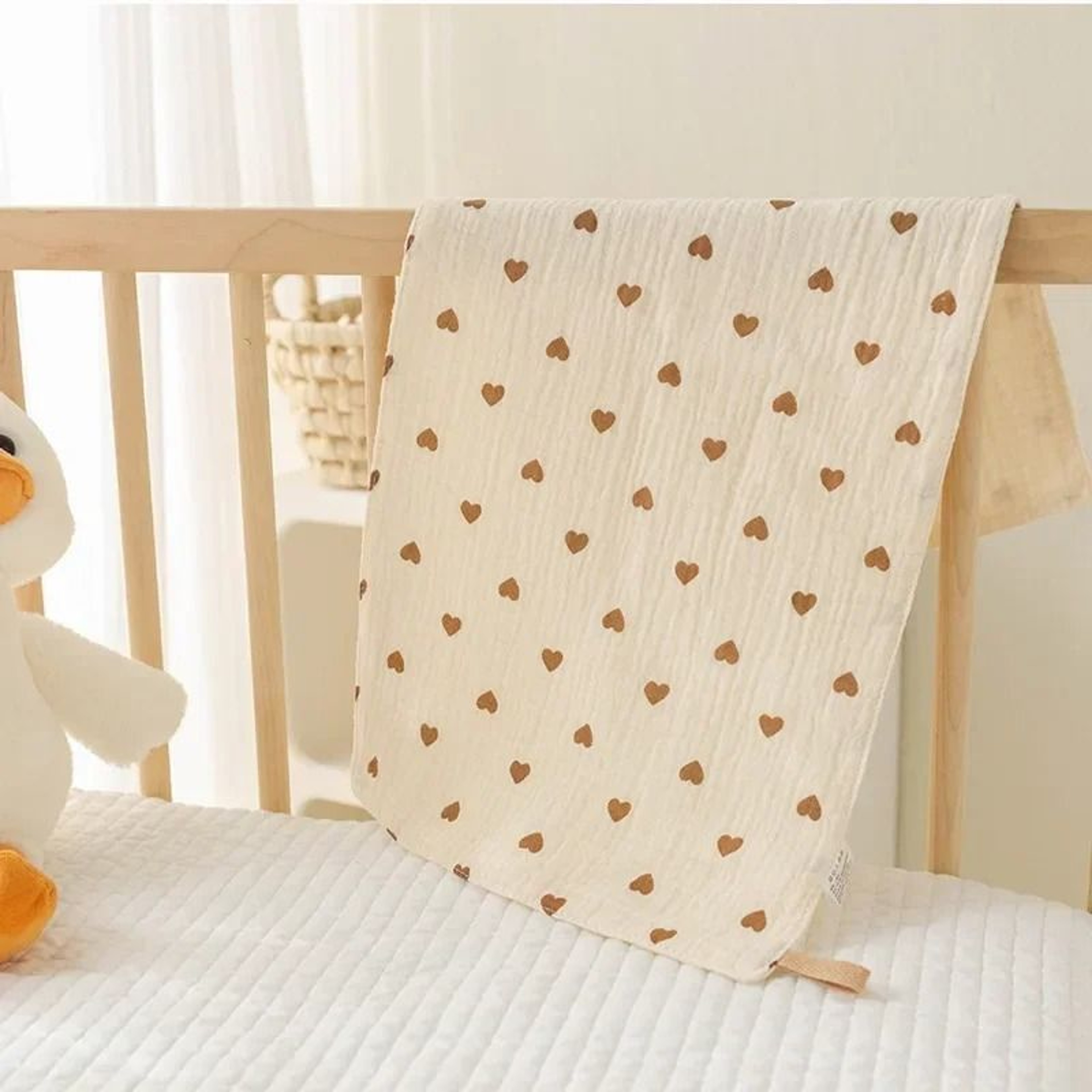 Soft Cotton Baby Face Towel Muslin Bear Newborn Burp Cloth Washcloth 5