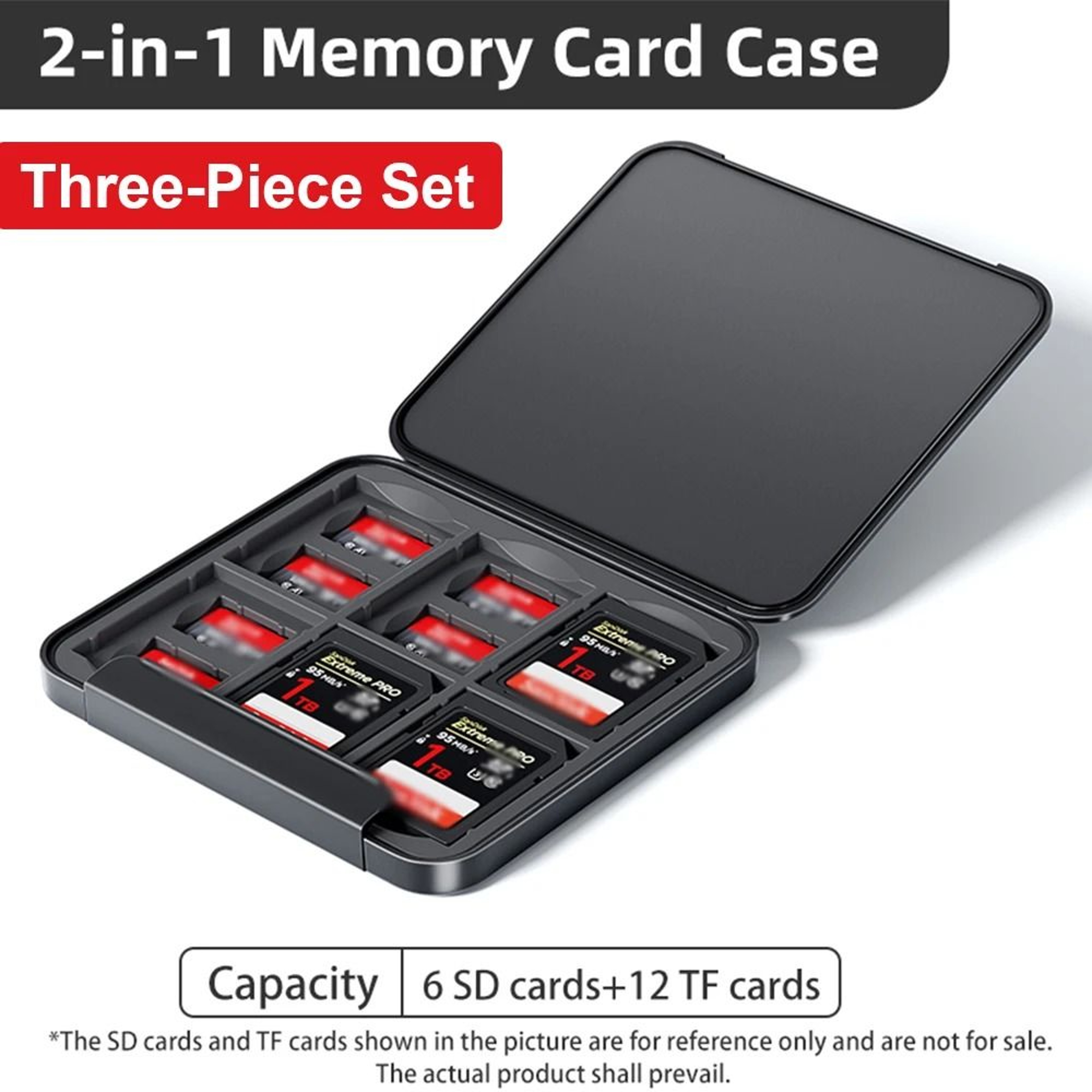 Llano Memory Card Case Waterproof Shockproof SD And Micro SD Storage Holder 2