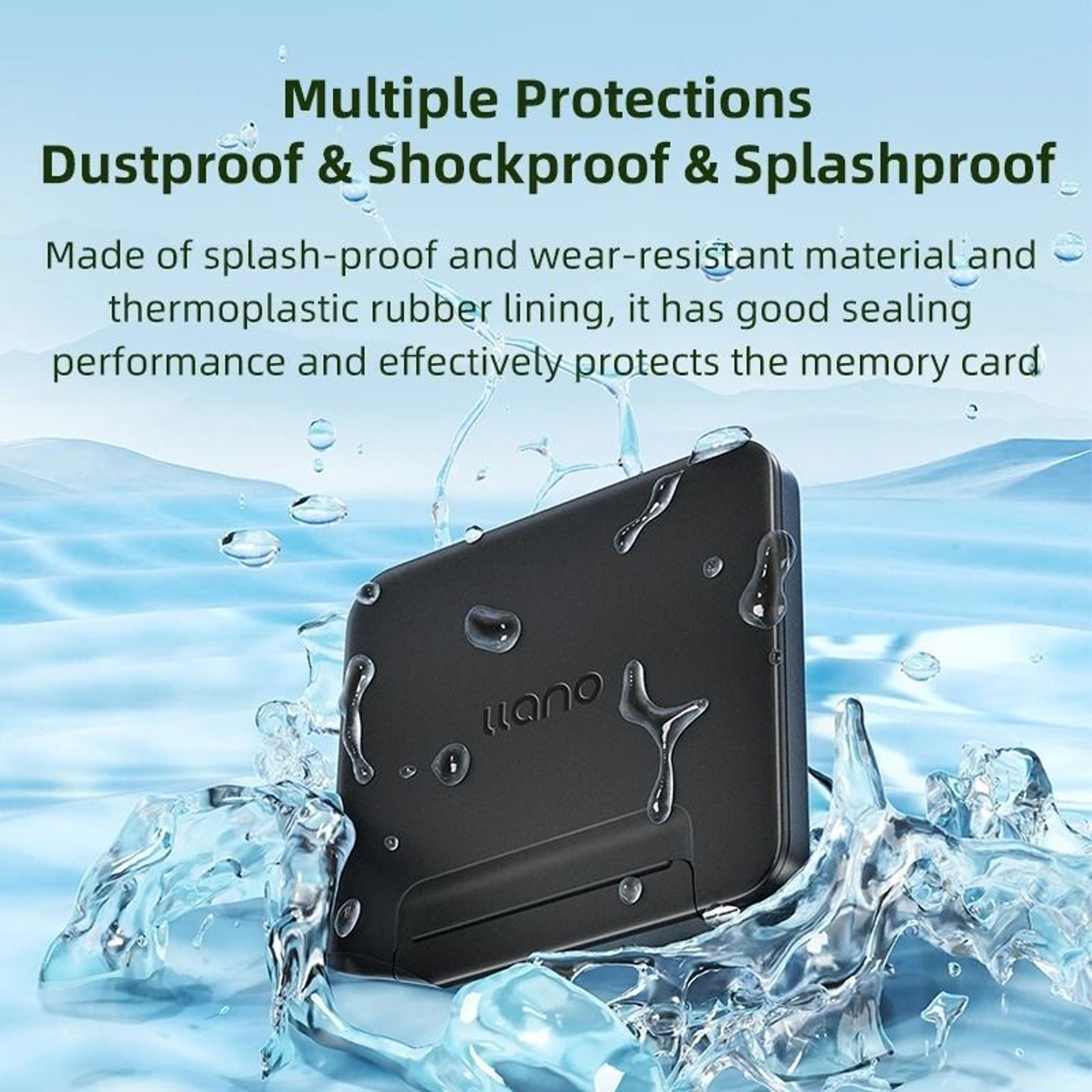 Llano Memory Card Case Waterproof Shockproof SD And Micro SD Storage Holder 5