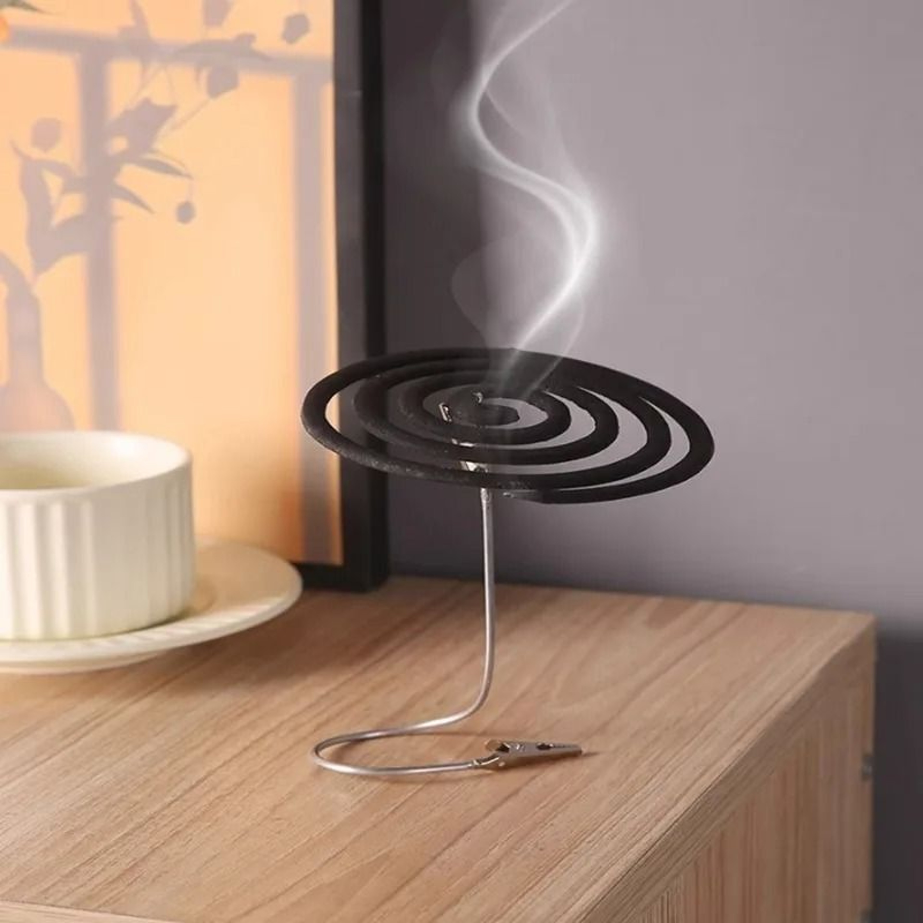 Zen Incense Holder Clip Mosquito Coil Crocodile Clip Aromatherapy Diffuser 7