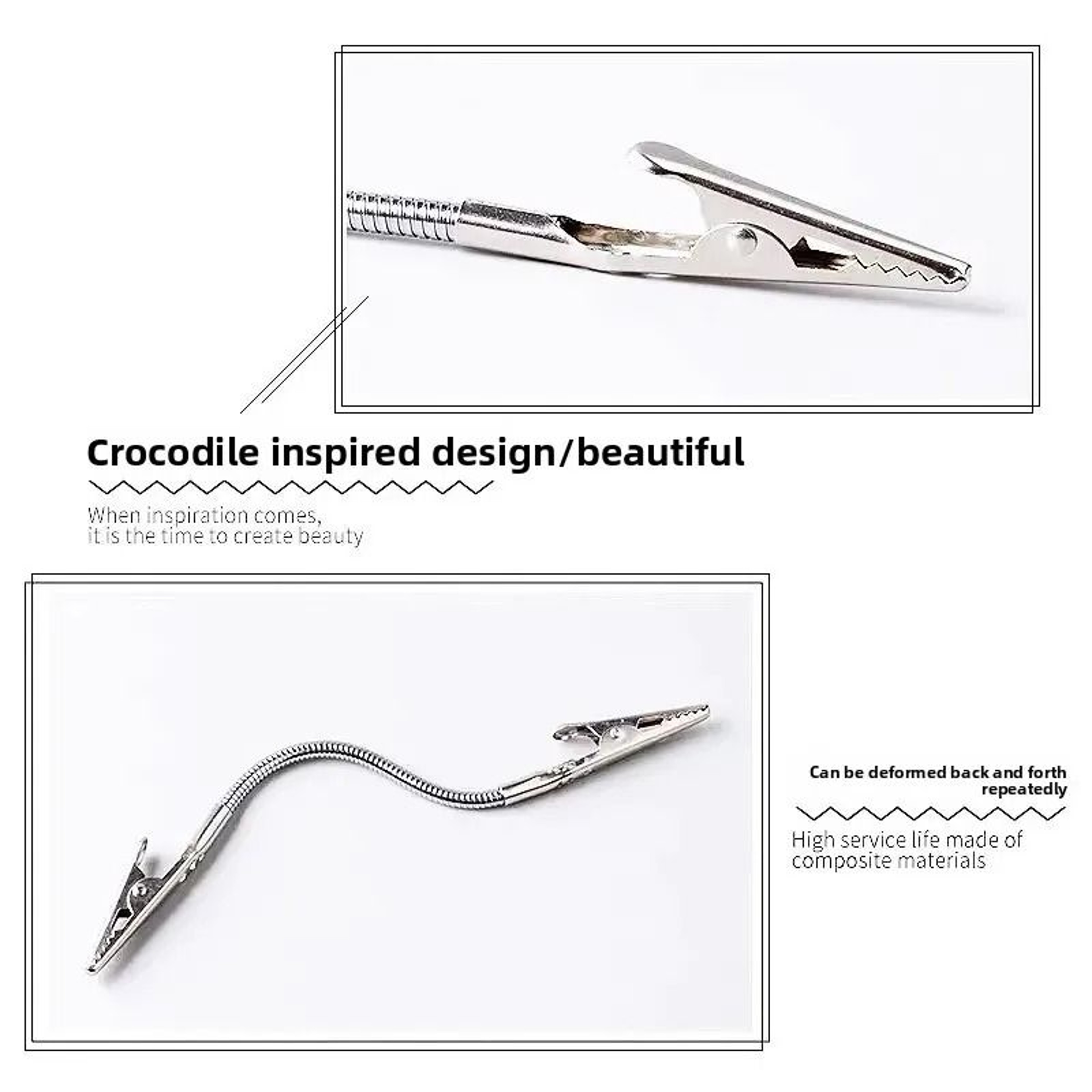 Zen Incense Holder Clip Mosquito Coil Crocodile Clip Aromatherapy Diffuser 9