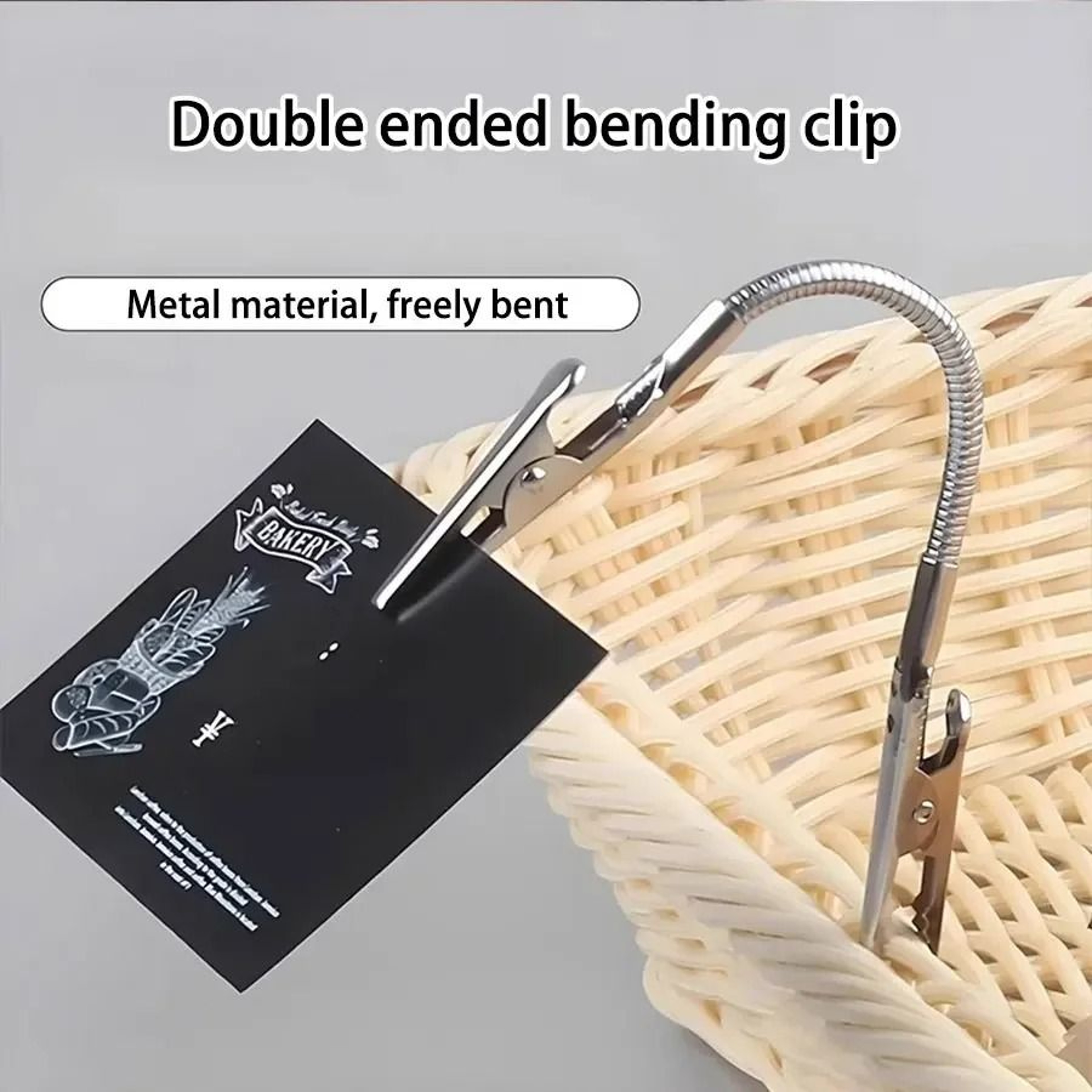 Flexible Double Head Metal Clip Mosquito Coil Holder And Incense Clip 3