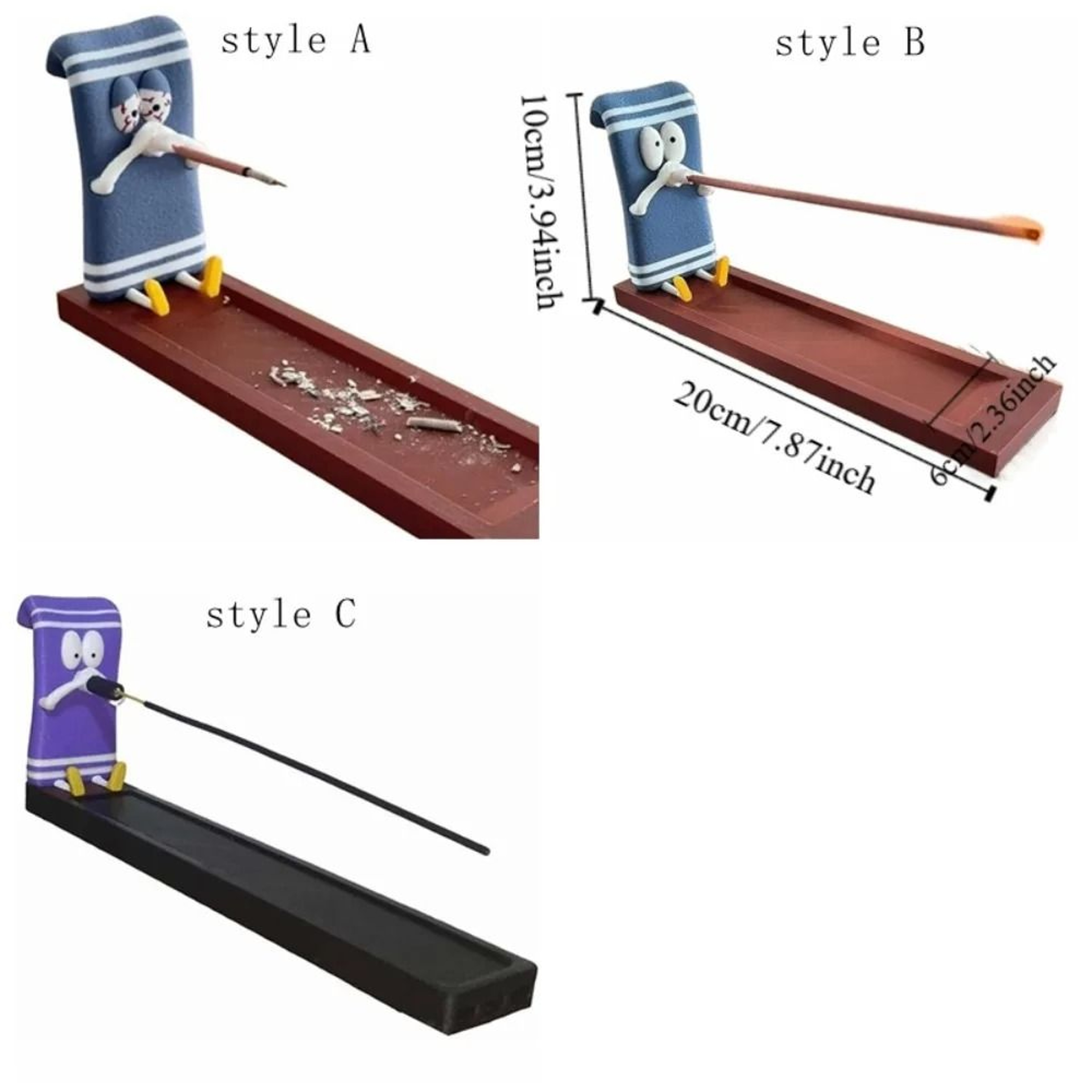 Creative Funny Incense Stick Holder Heat Resistant Decorative Burner 4