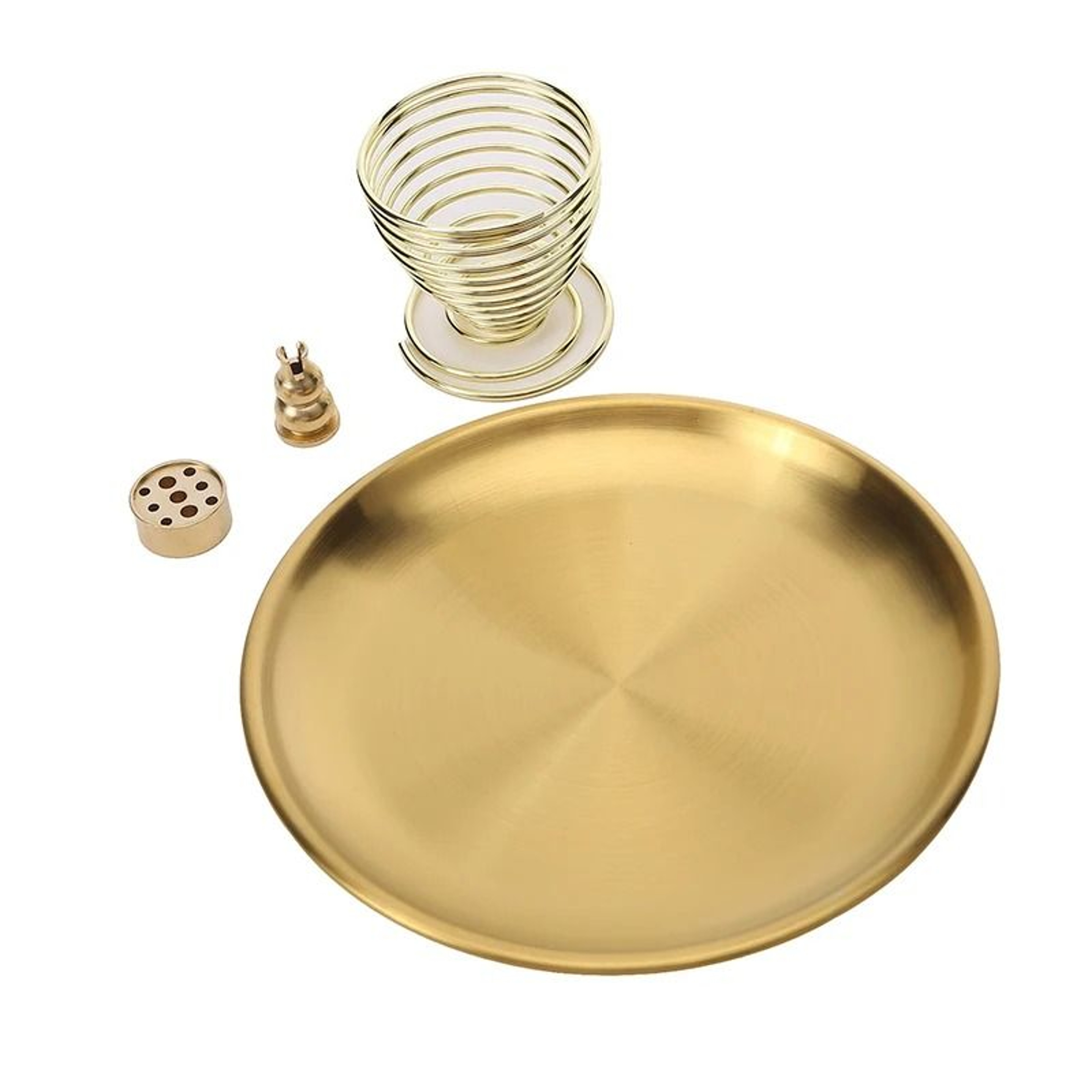 Brass Incense Holder Set With Metal Tray Ash Catcher For Palo Santo And Sage 6