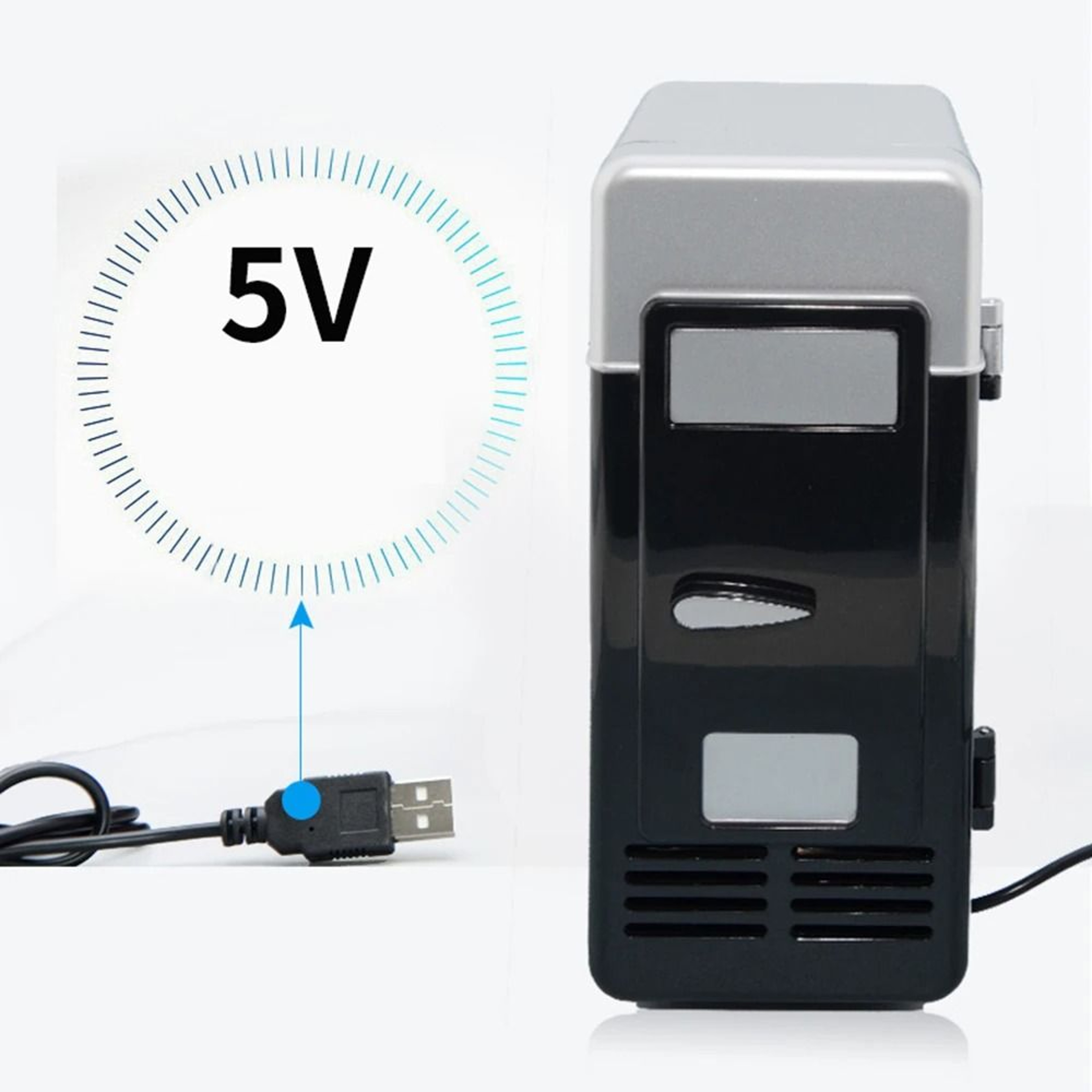 USB Mini Fridge Portable Drink Cooler And Warmer For Desk And Car 6