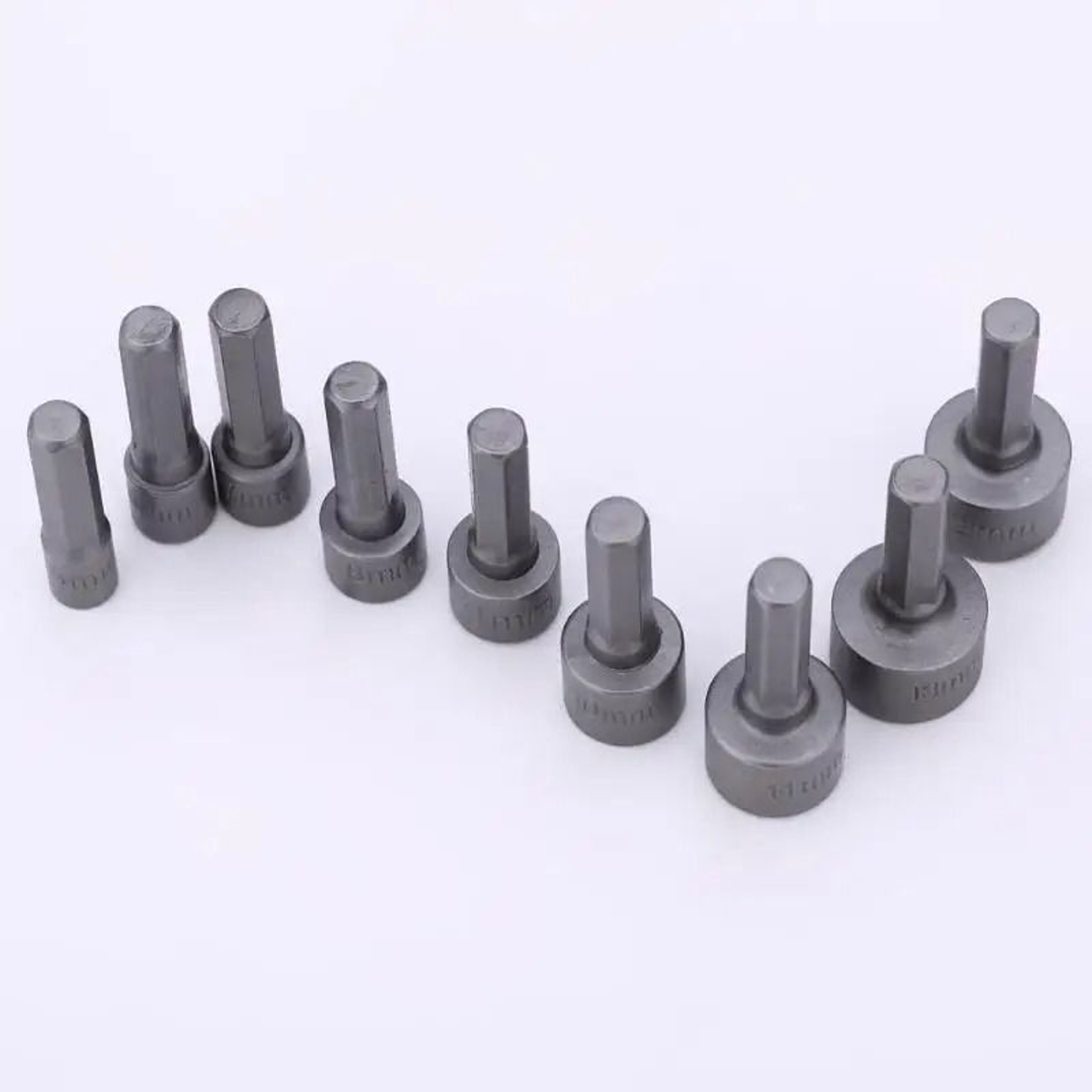 9 Piece Hex Socket Nut Driver Set Drill Bit Adapter Tool Kit 0