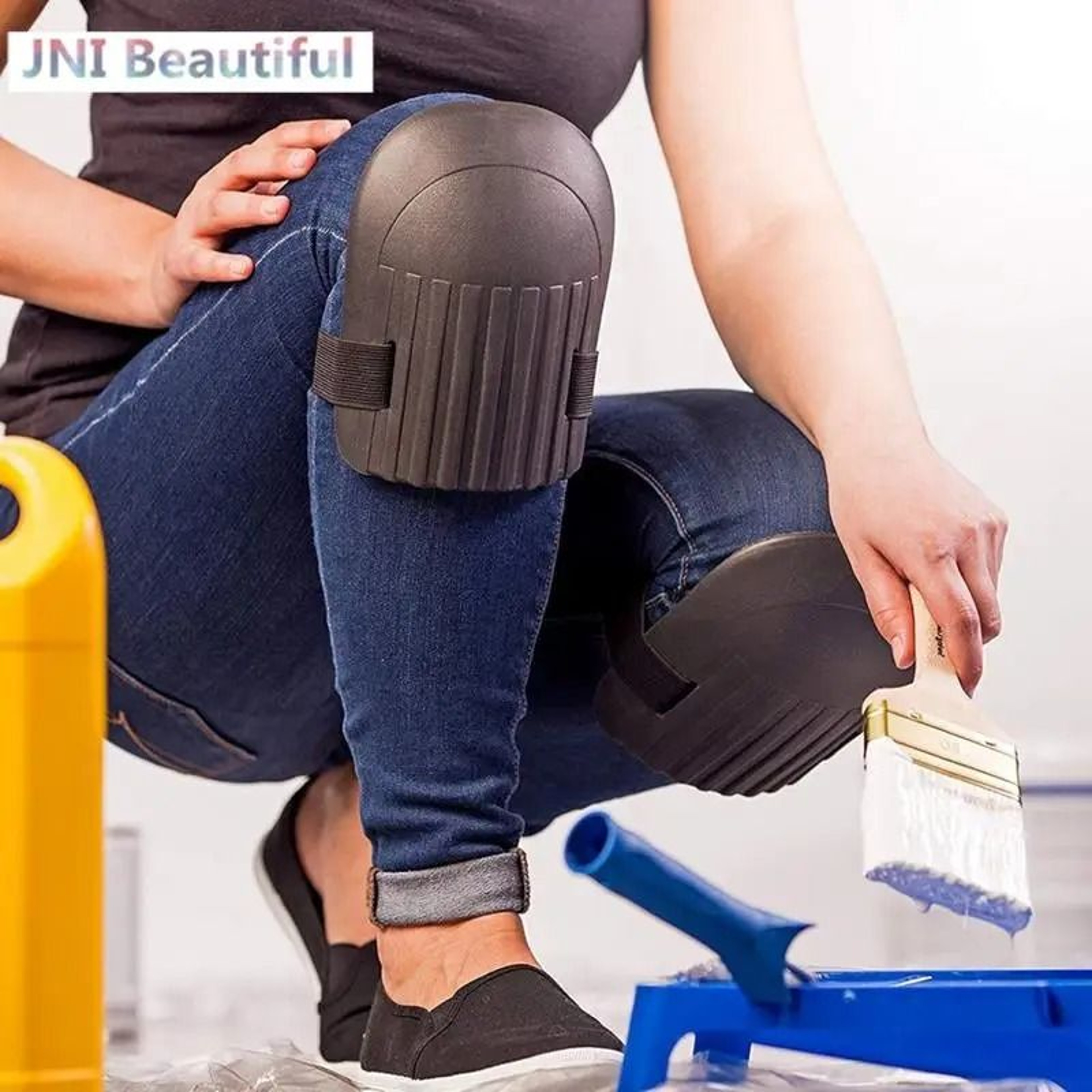 Heavy Duty Work Knee Protection Pads For Construction Tiling And Gardening 9