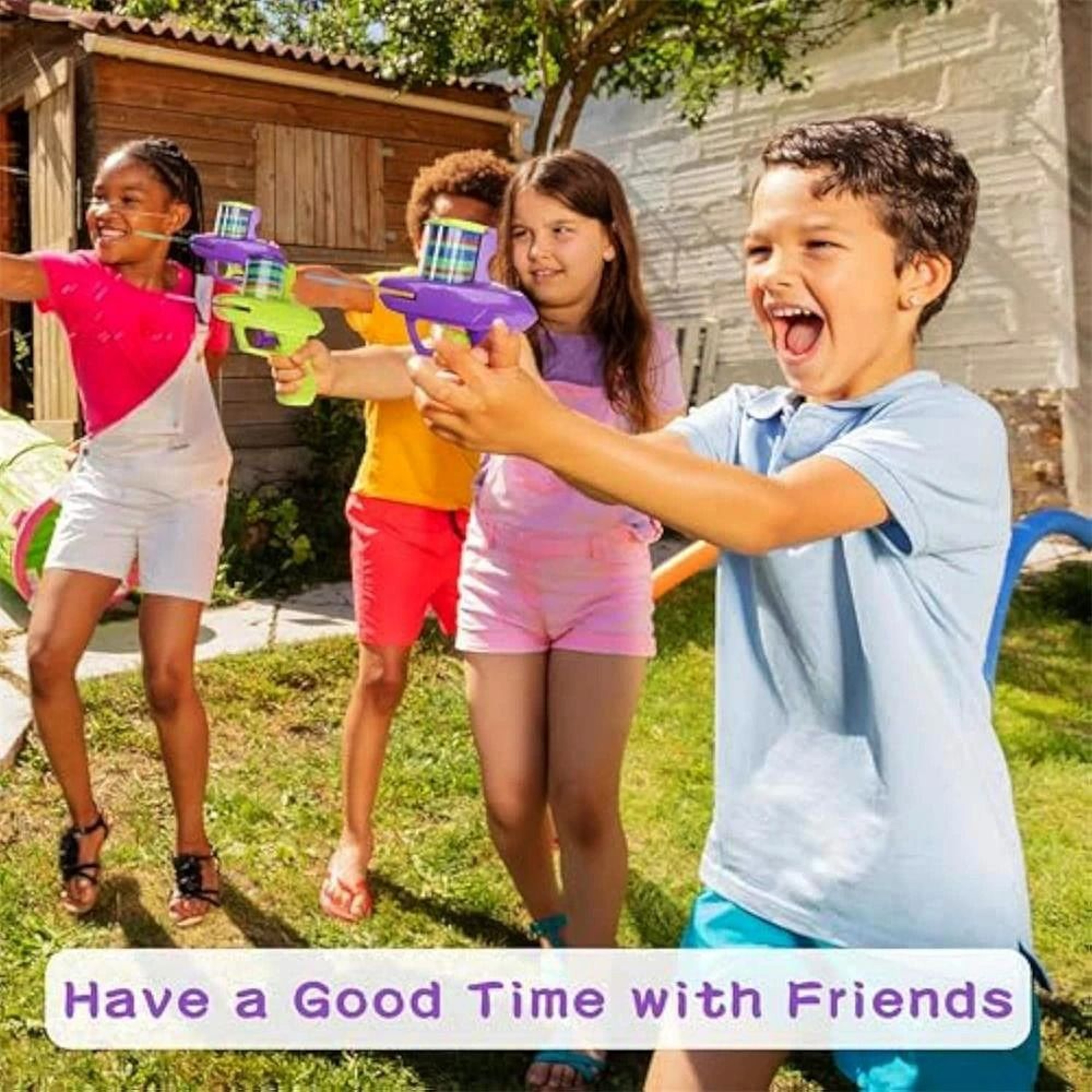 Turbo Disc Blaster Foam Disc Launcher Toy For Kids Outdoor Play 3